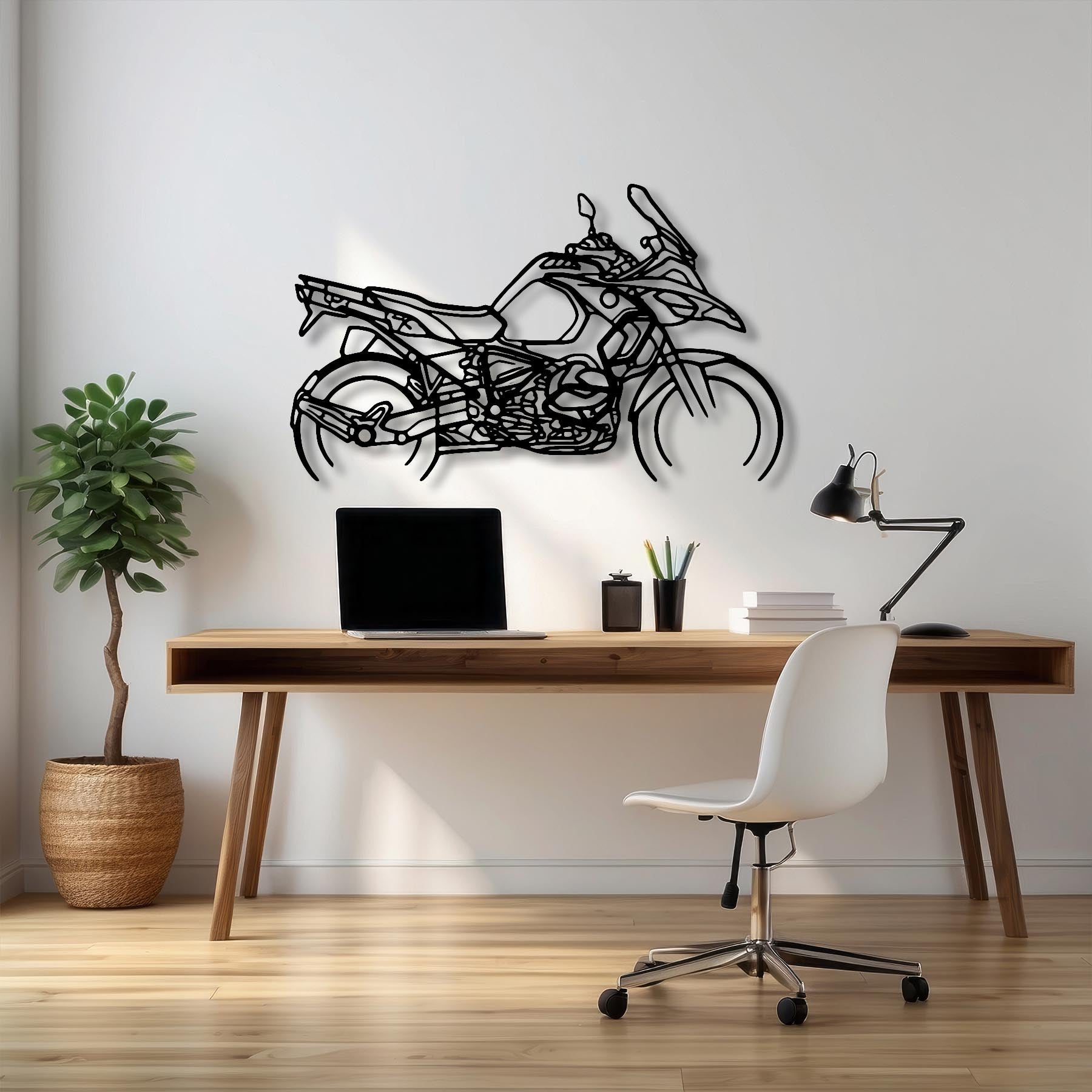 R1250 Silhouette Metal Wall Art