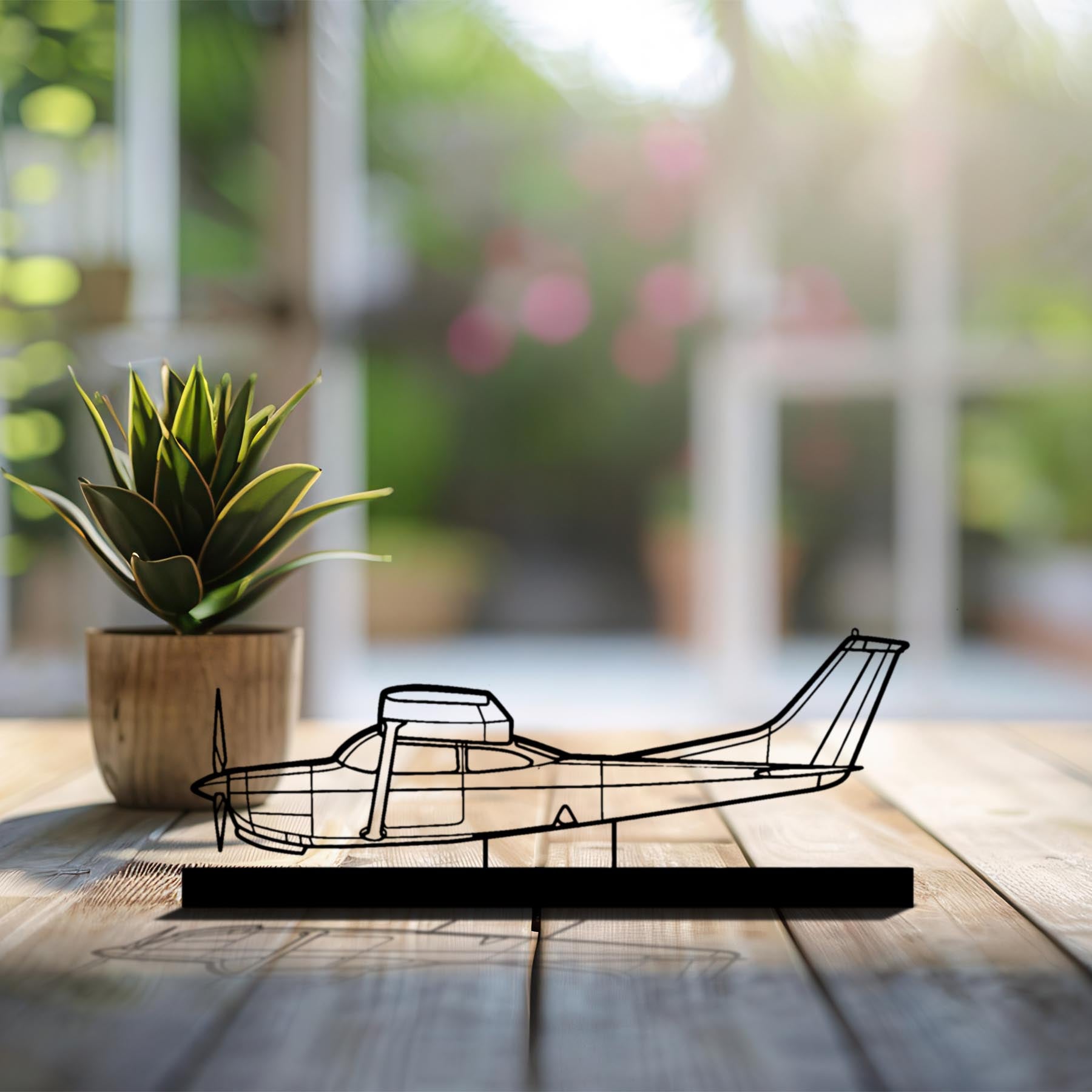 R182 Silhouette Metal Art Stand