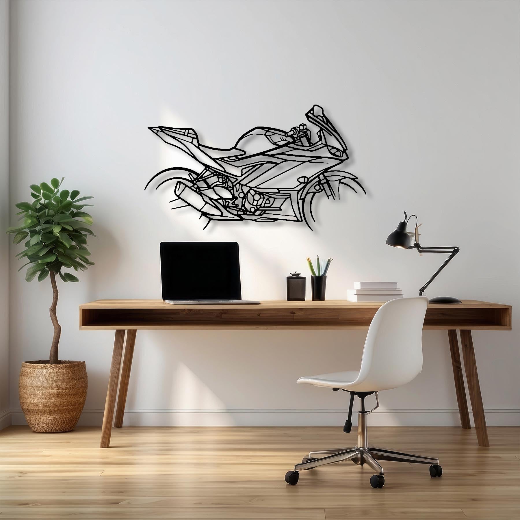 R3 Silhouette Metal Wall Art