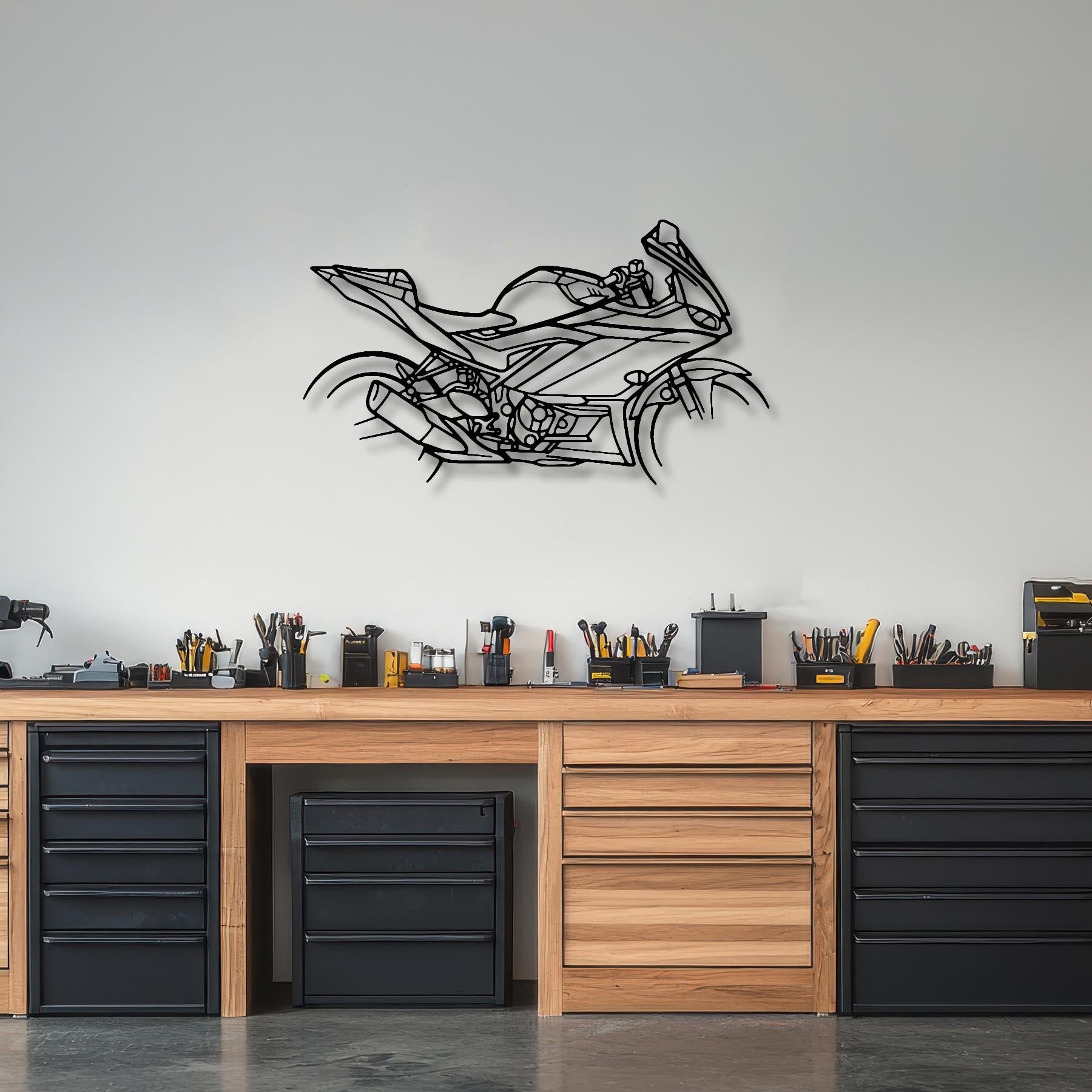 R3 Silhouette Metal Wall Art