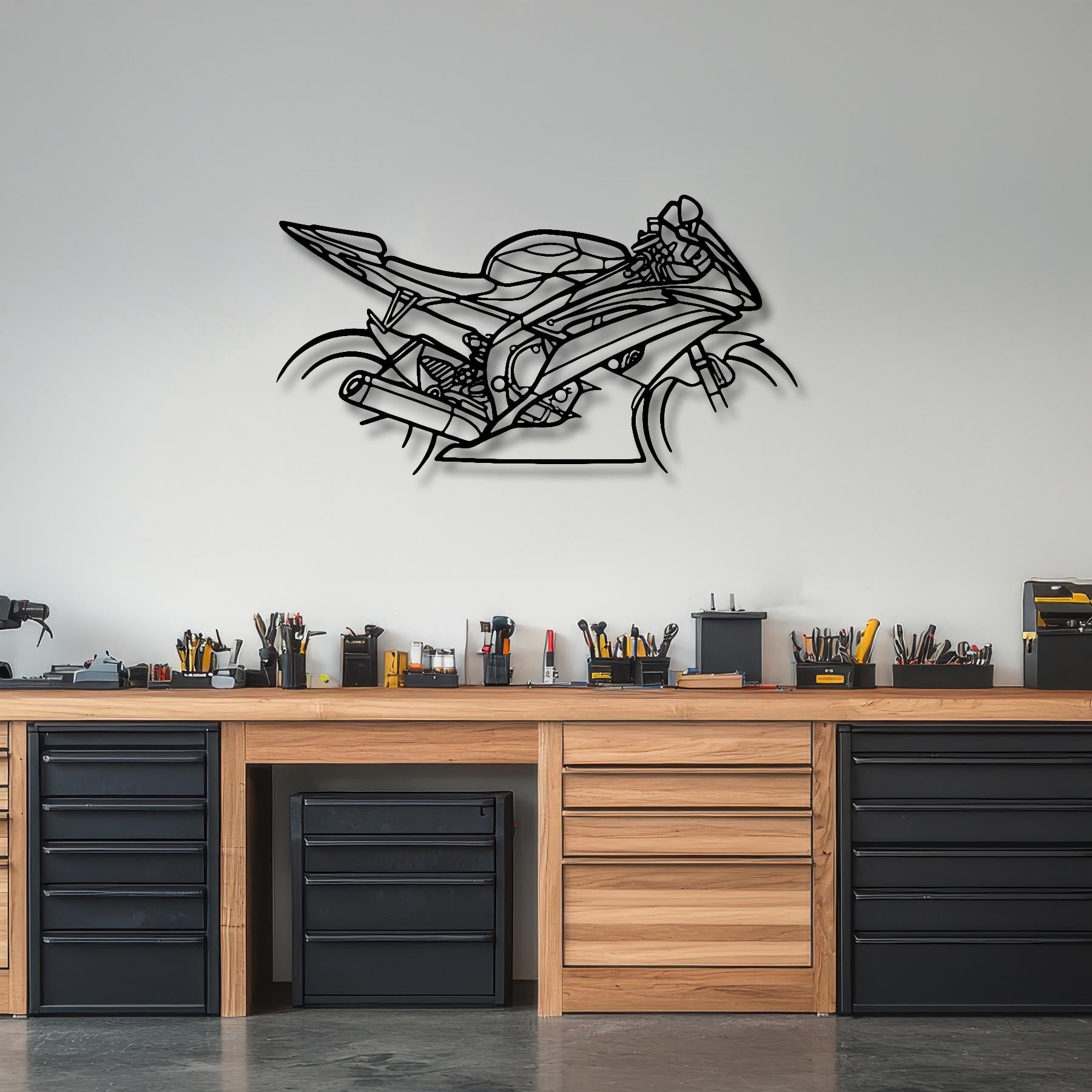 R6 2015 Silhouette Metal Wall Art