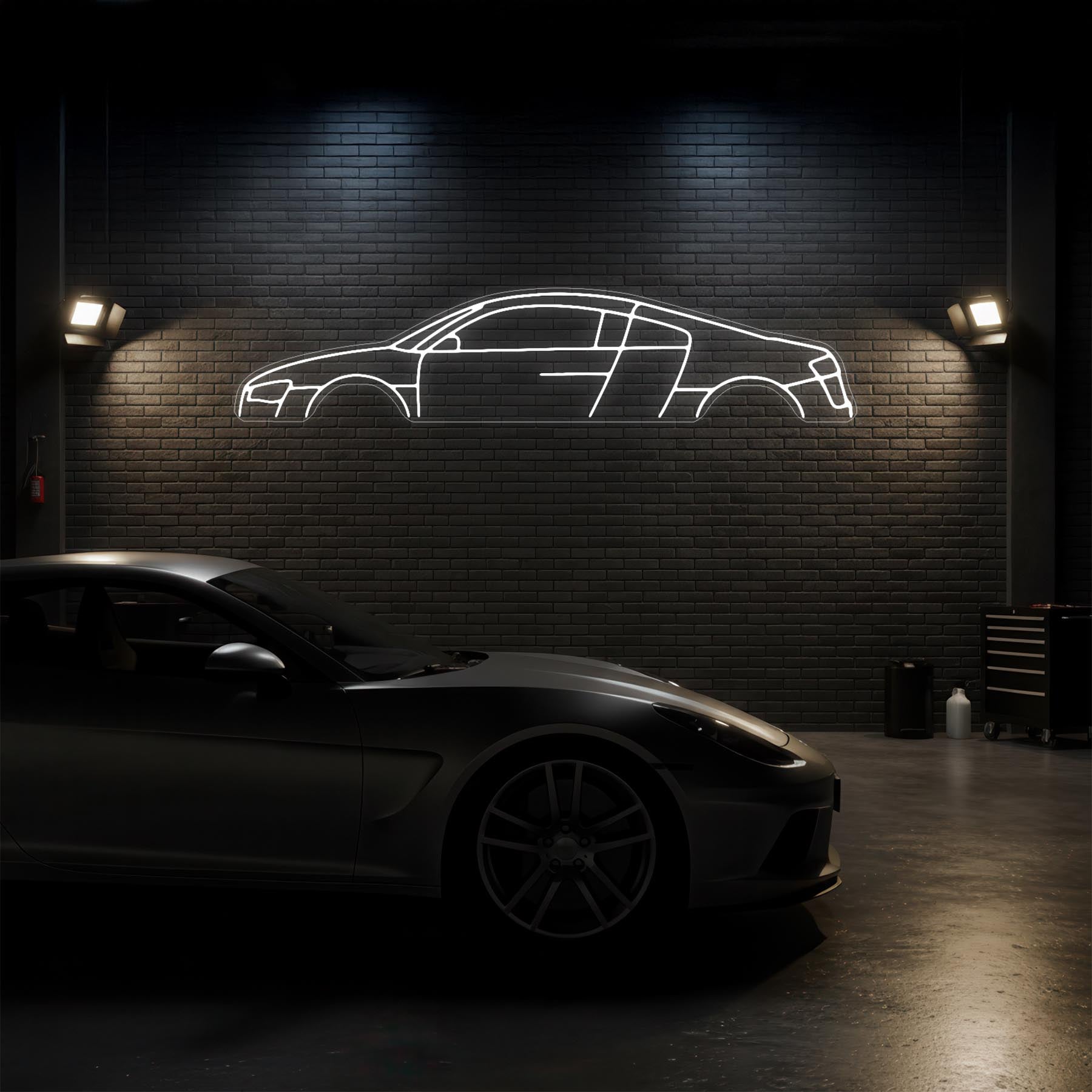 R8 2011 Neon Silhouette