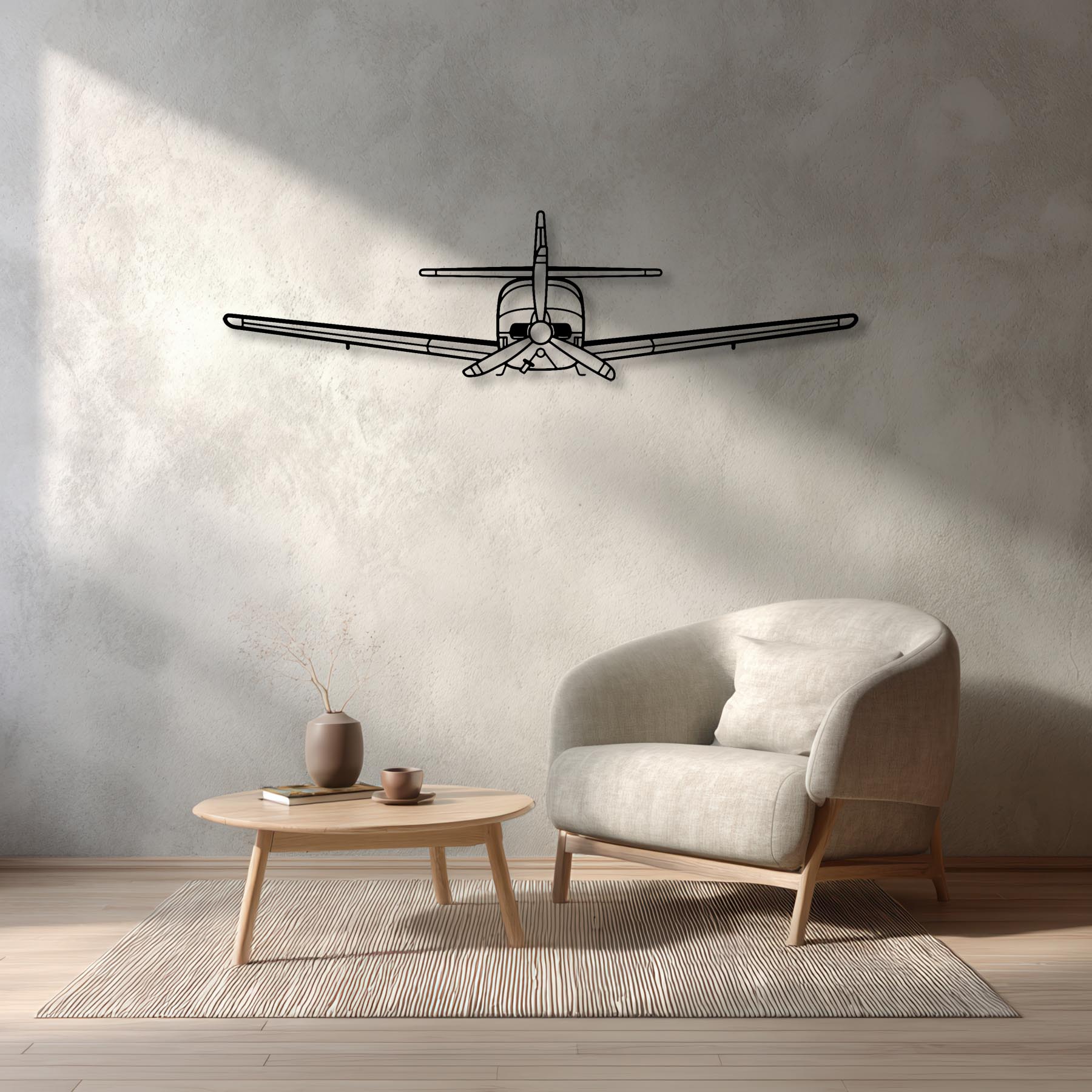 RAF F-4K Phantom Metal Aircraft Wall Art - NCP0244