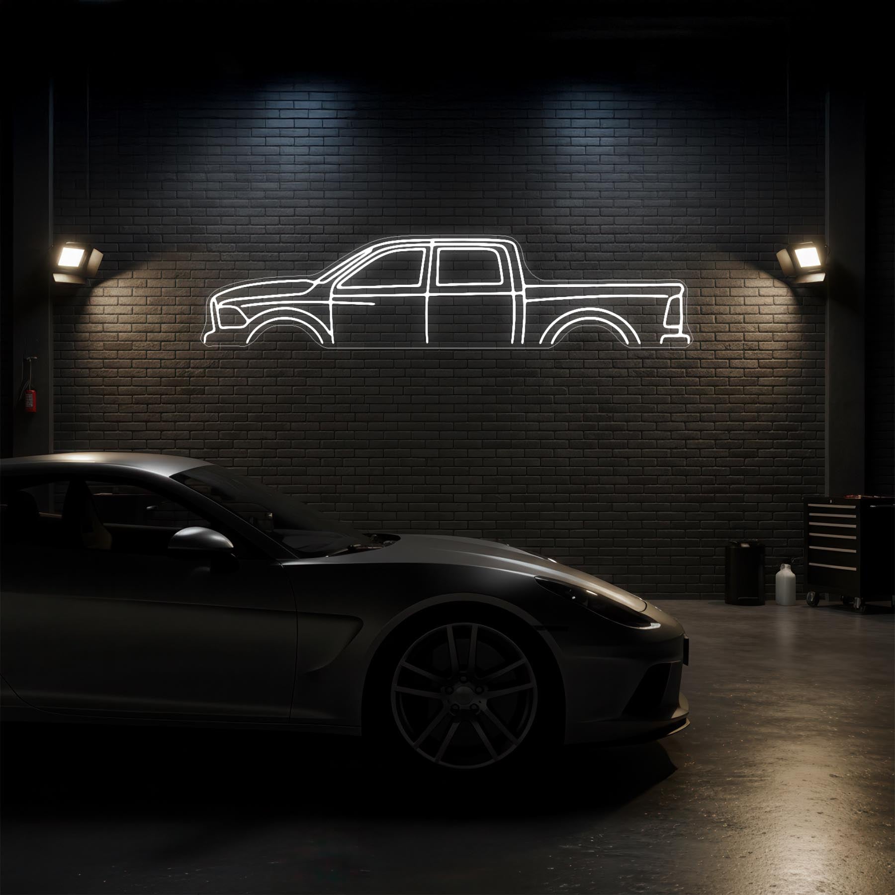 RAM 1500 2010 Neon Silhouette