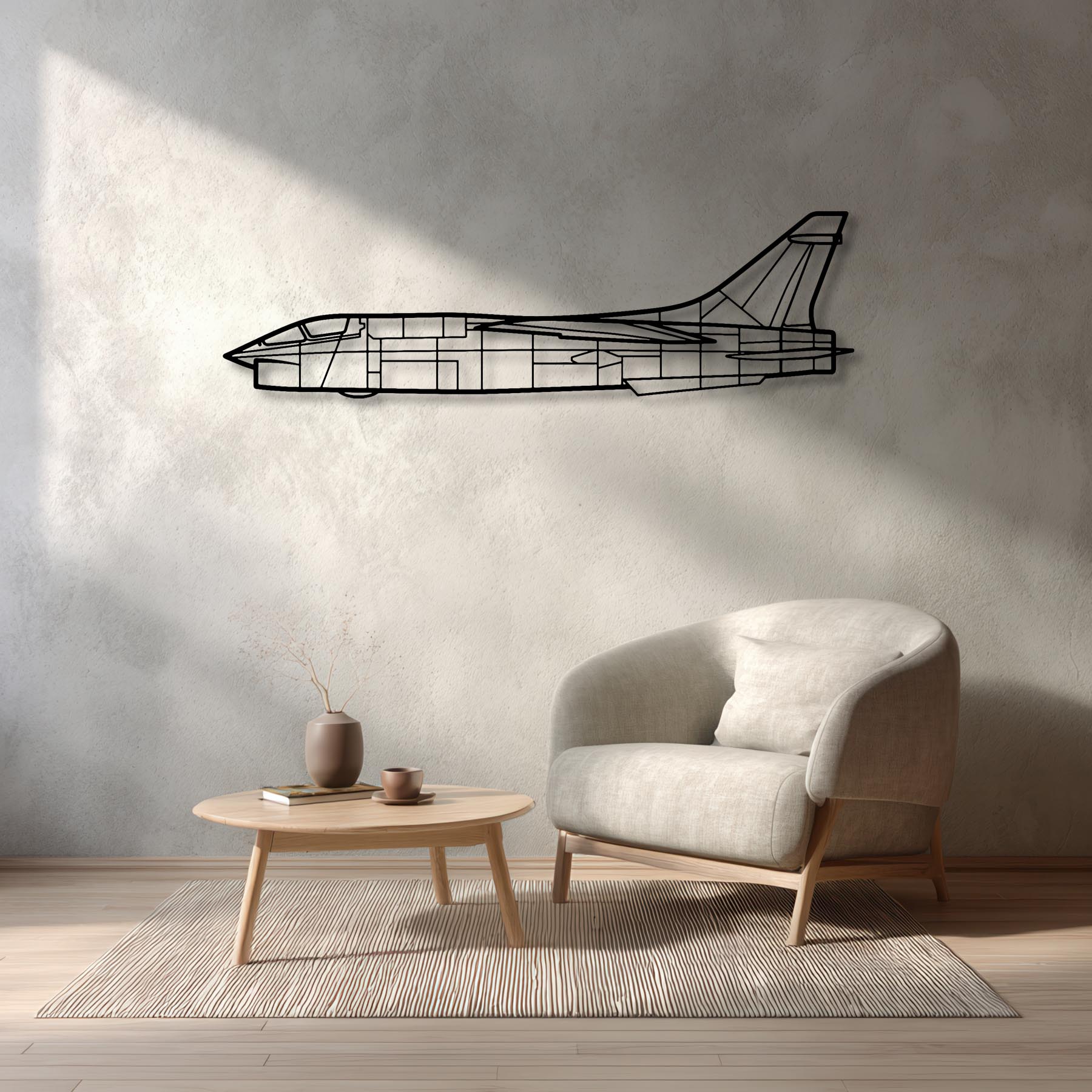 RF-8G Metal Aircraft Wall Art - NCP0295