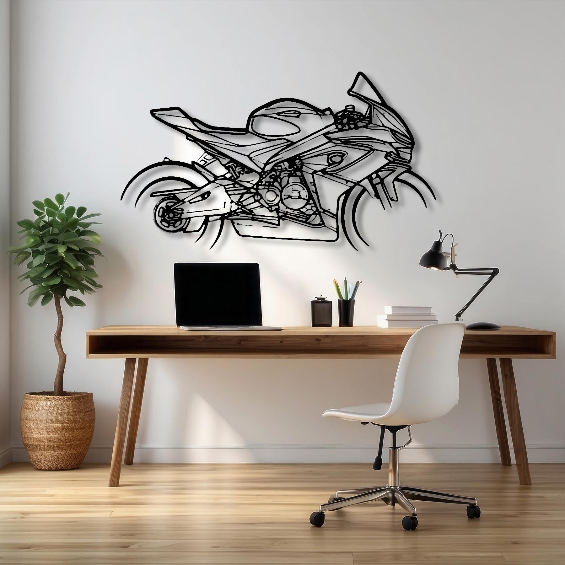 RS660 Silhouette Metal Wall Art
