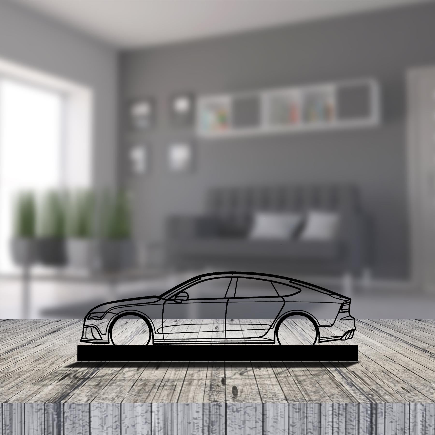 RS7 Mk1 Silhouette Metal Art Stand