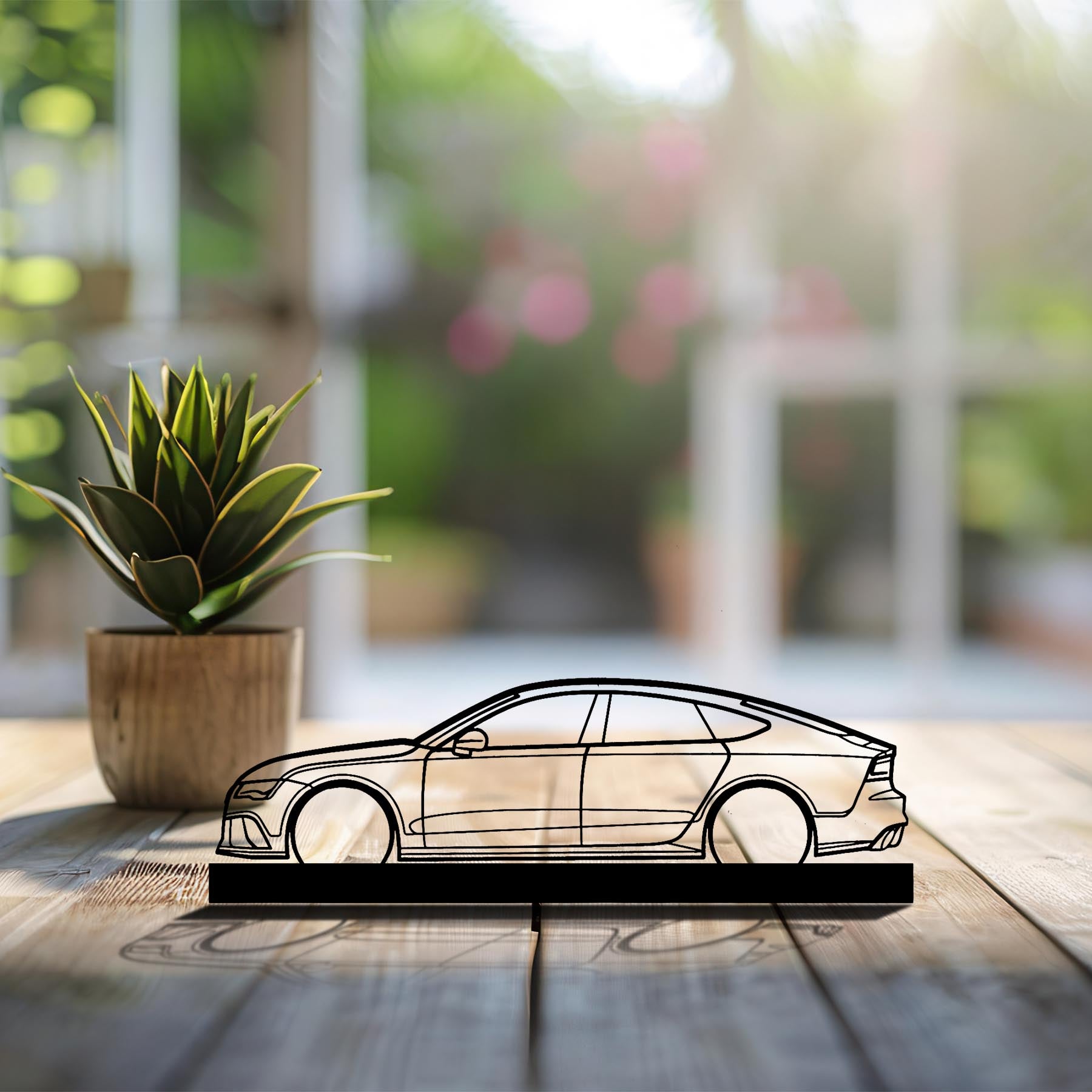 RS7 Mk1 Silhouette Metal Art Stand