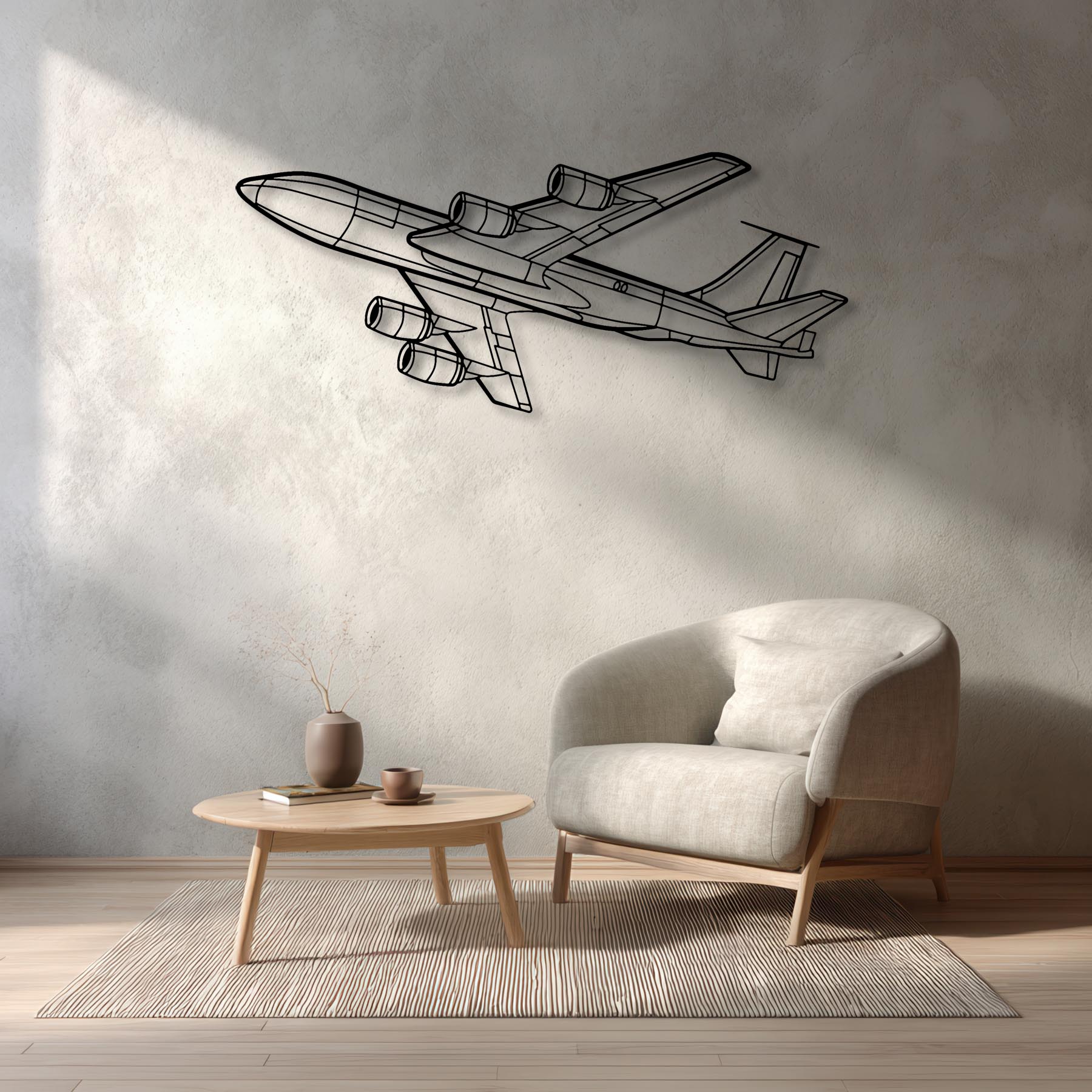 RV-10 Angle Metal Aircraft Wall Art - NCP0442