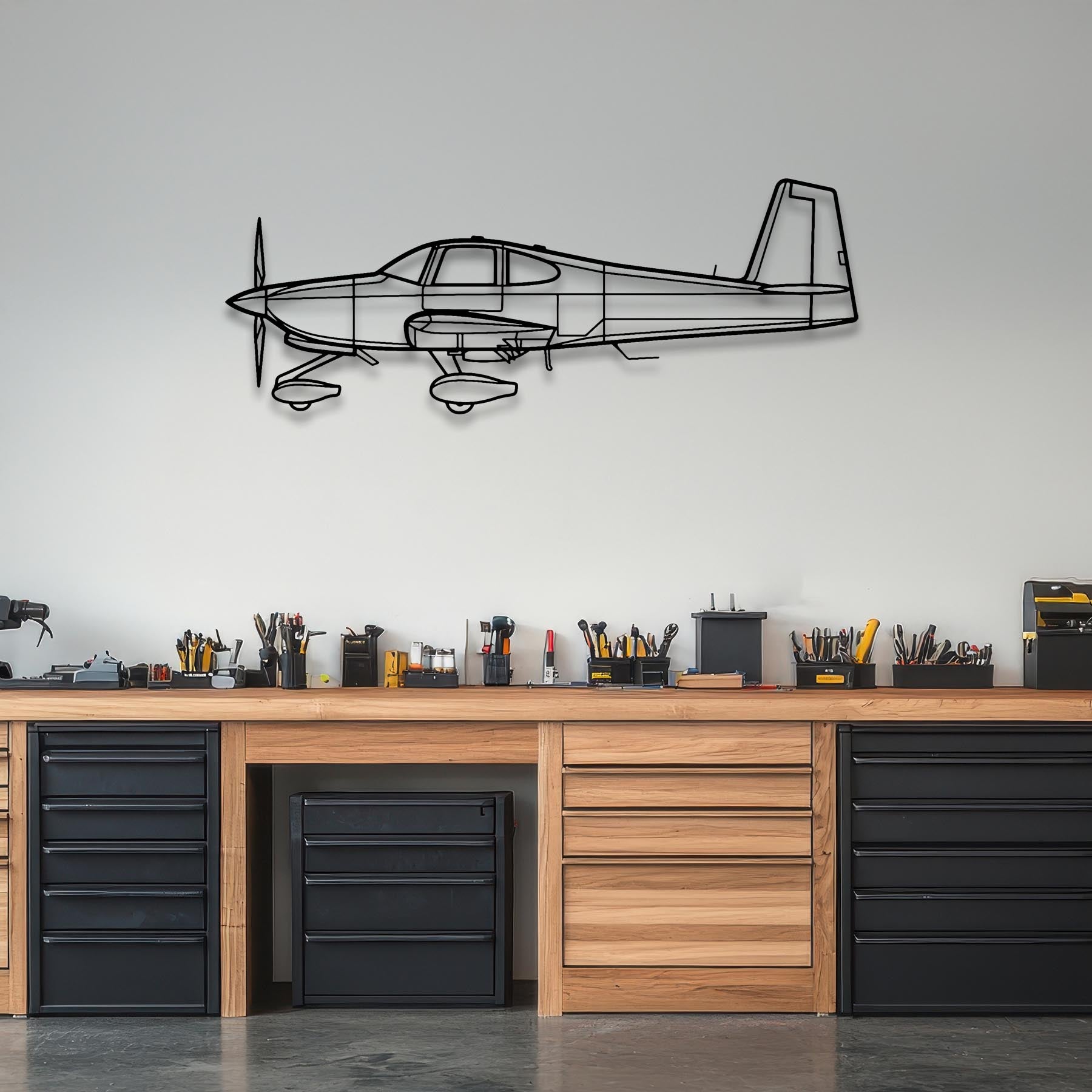 RV-10 Metal Aircraft Wall Art - NCP0123