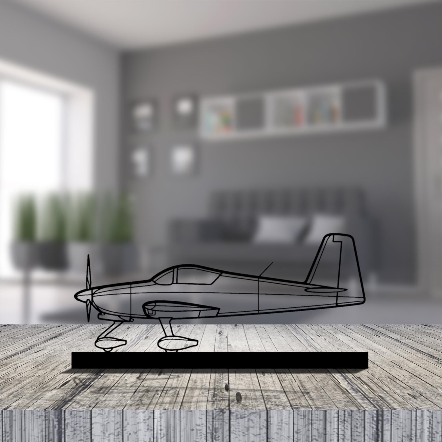 RV-7 Silhouette Metal Art Stand