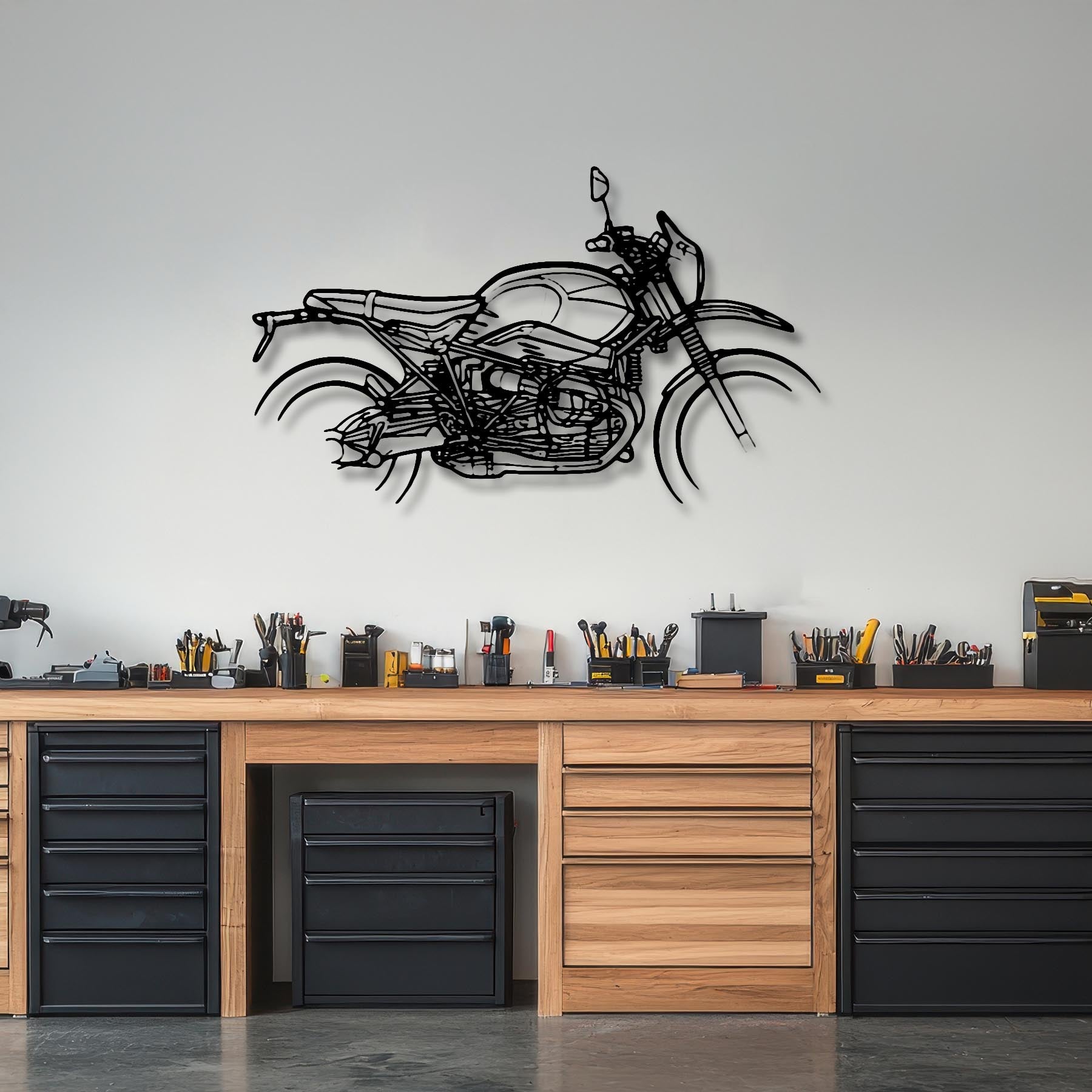 R Nine T Urban 2017 Silhouette Metal Wall Art