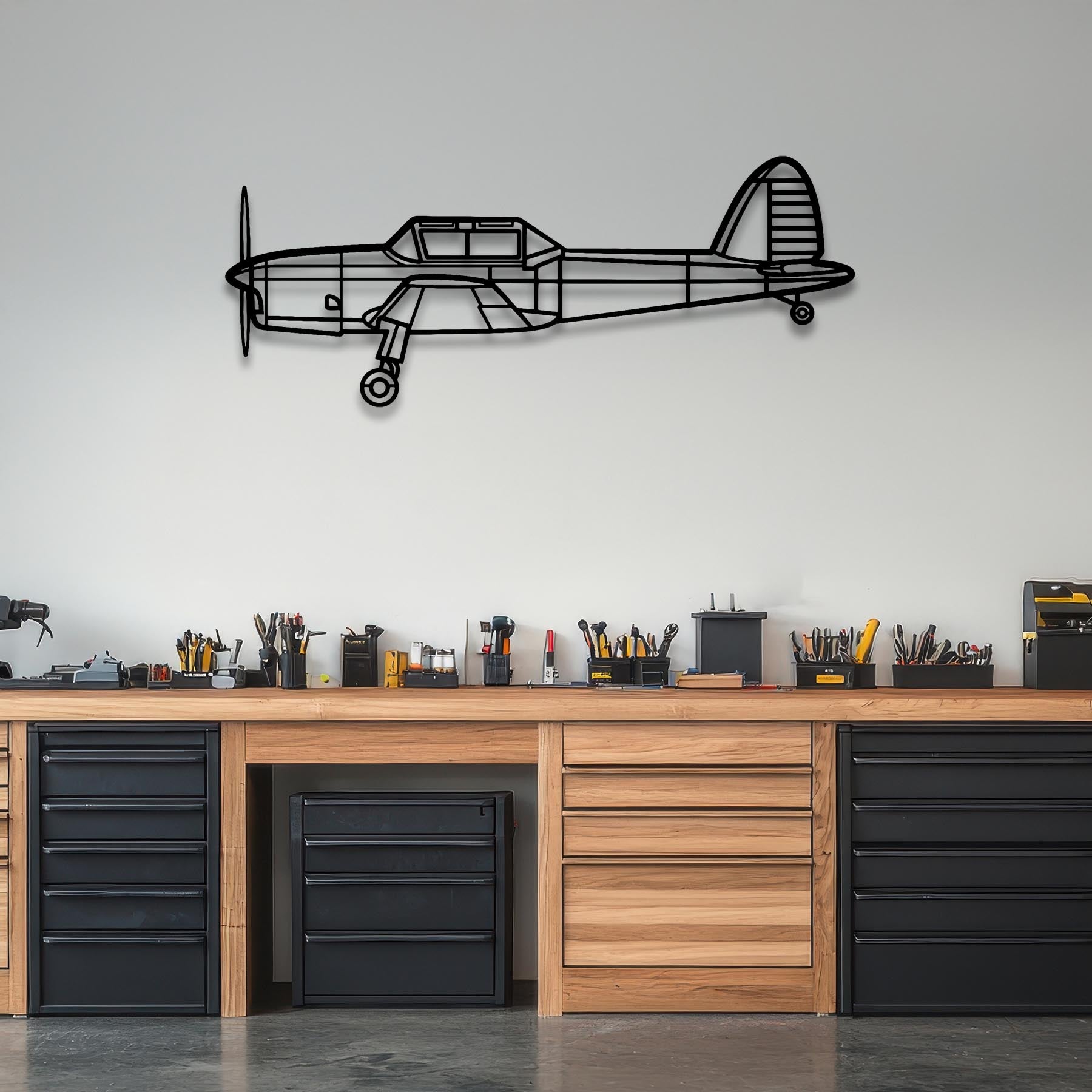 Rafale Front Metal Aircraft Wall Art - NCP0245