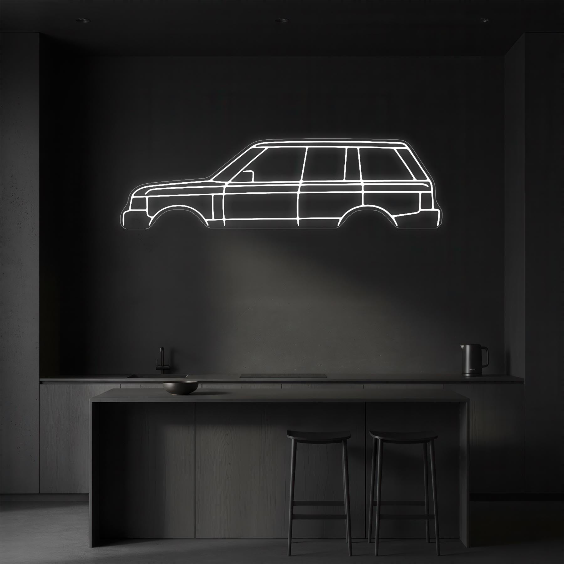 Range Rover 2011 Neon Silhouette