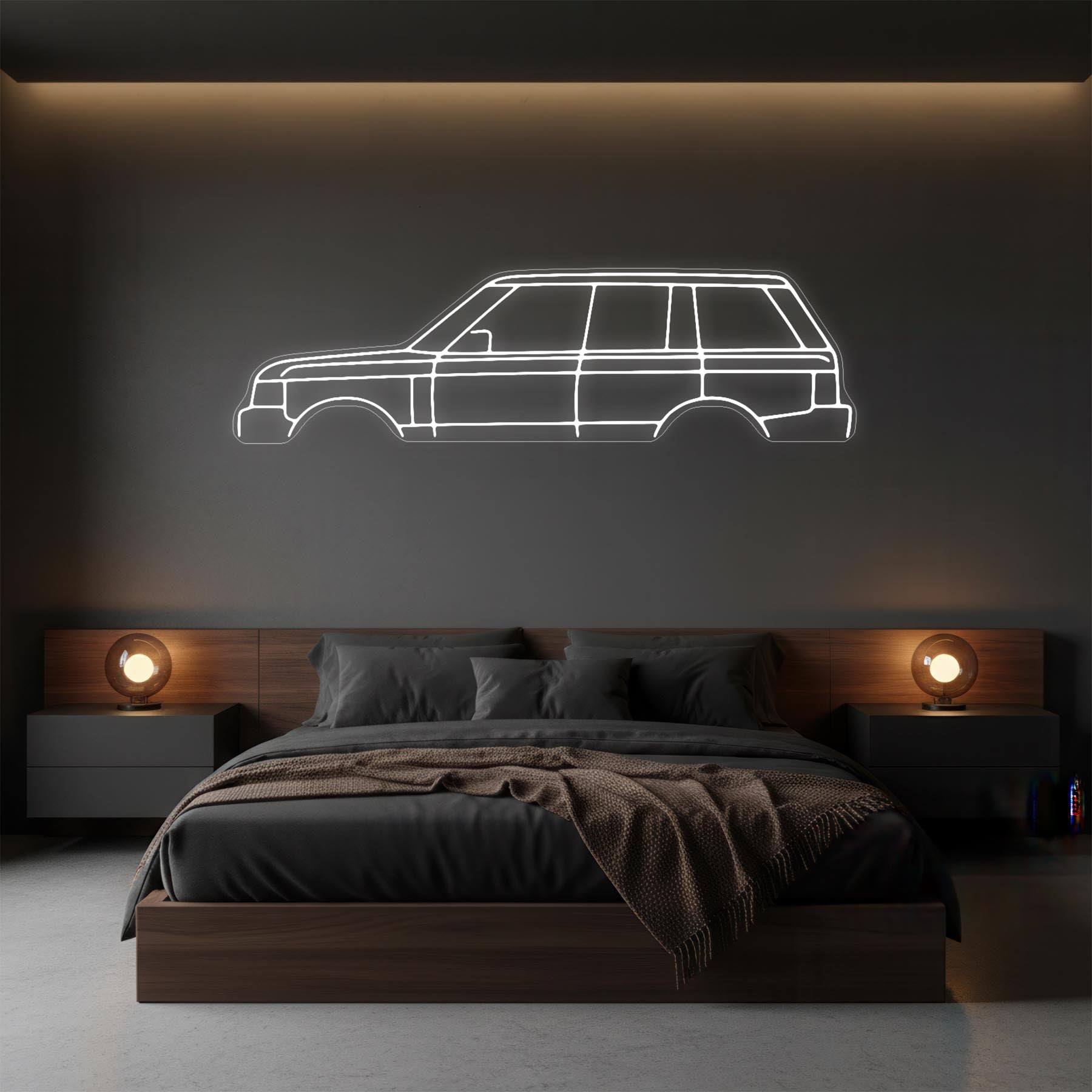 Range Rover 2011 Neon Silhouette
