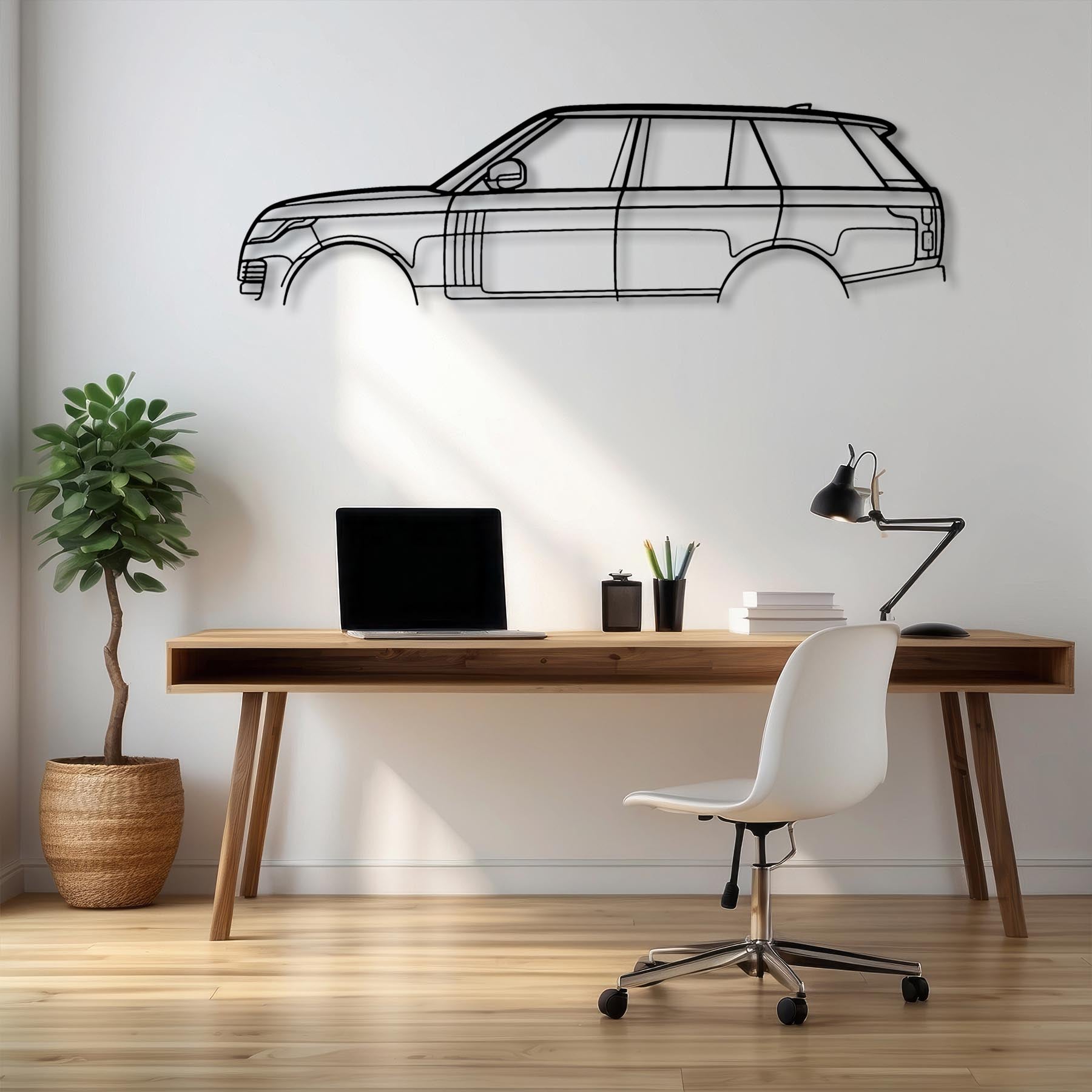 Range Vogue - 2021 Classic Silhouette Metal Wall Art