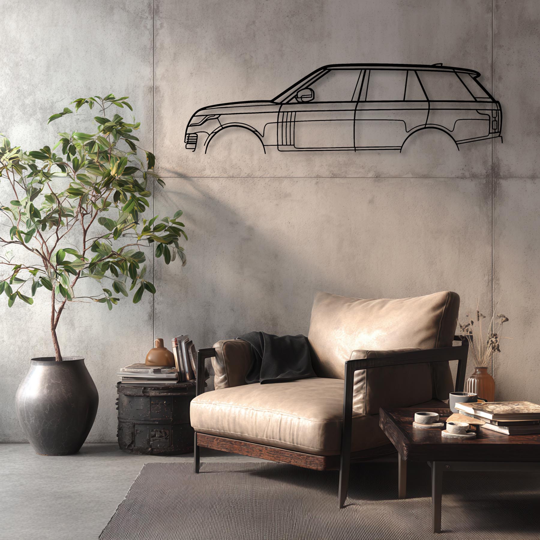 Range Vogue - 2021 Classic Silhouette Metal Wall Art