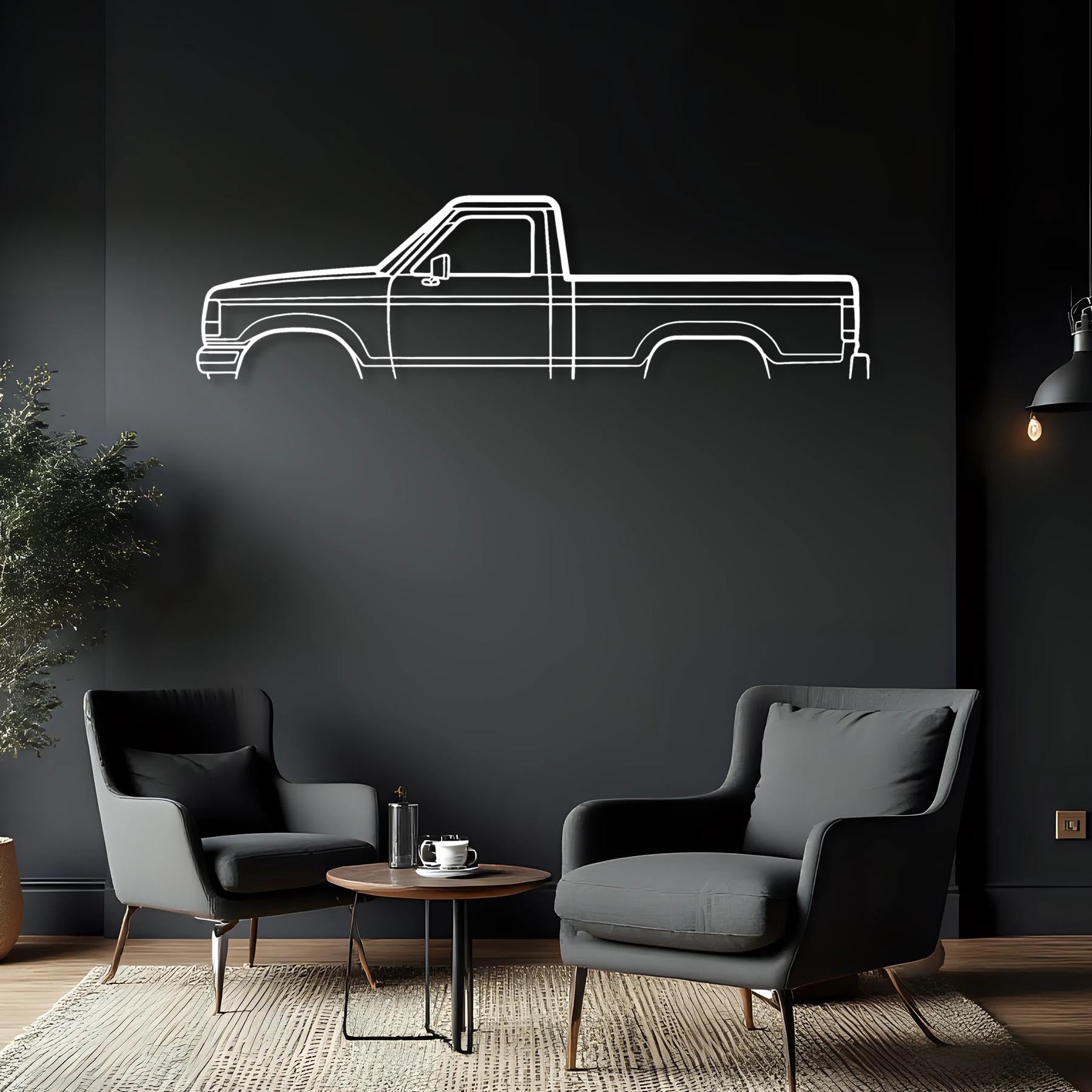 Ranger 1992 Classic Silhouette Metal Wall Art