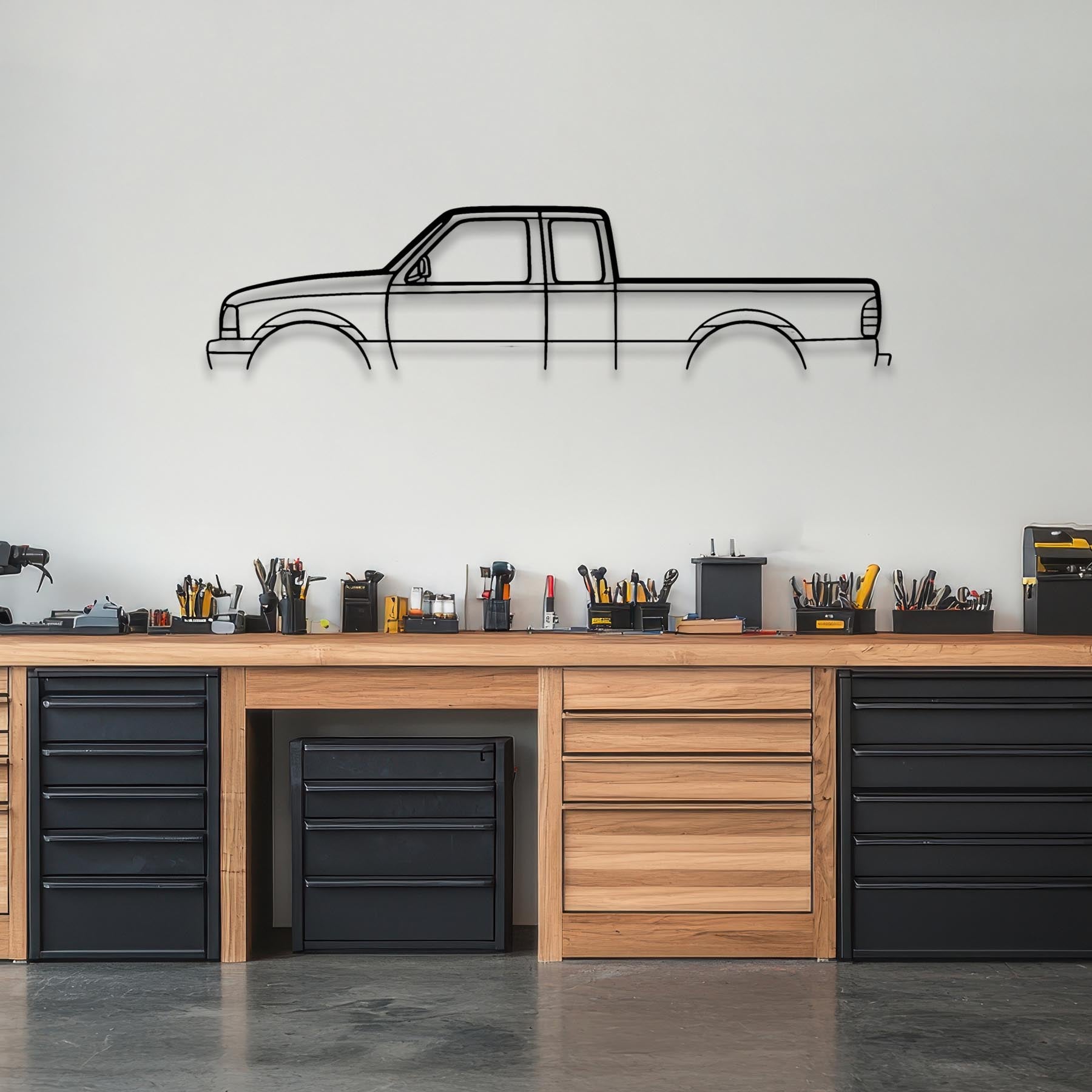 Ranger 2003 Classic Silhouette Metal Wall Art