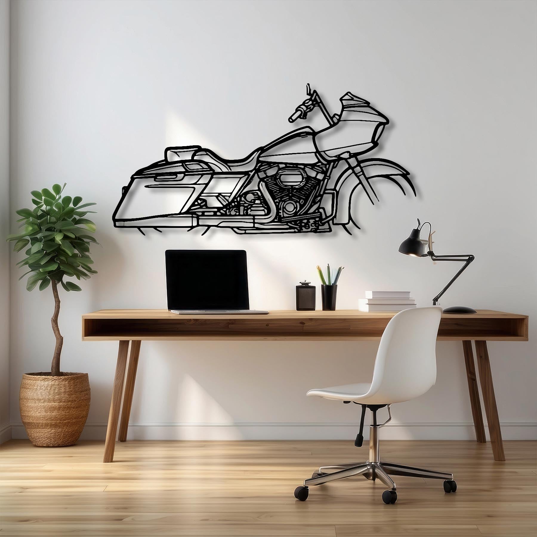Road Glide 2018 Silhouette Metal Wall Art