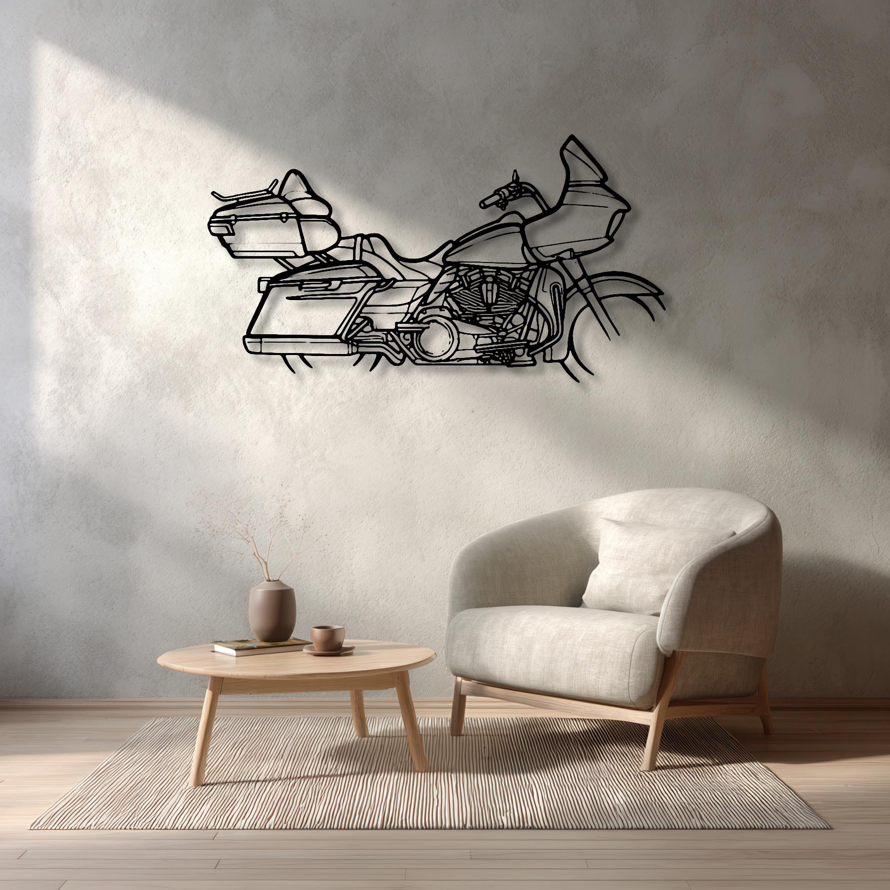 Road Glide Limited 2020 Silhouette Metal Wall Art