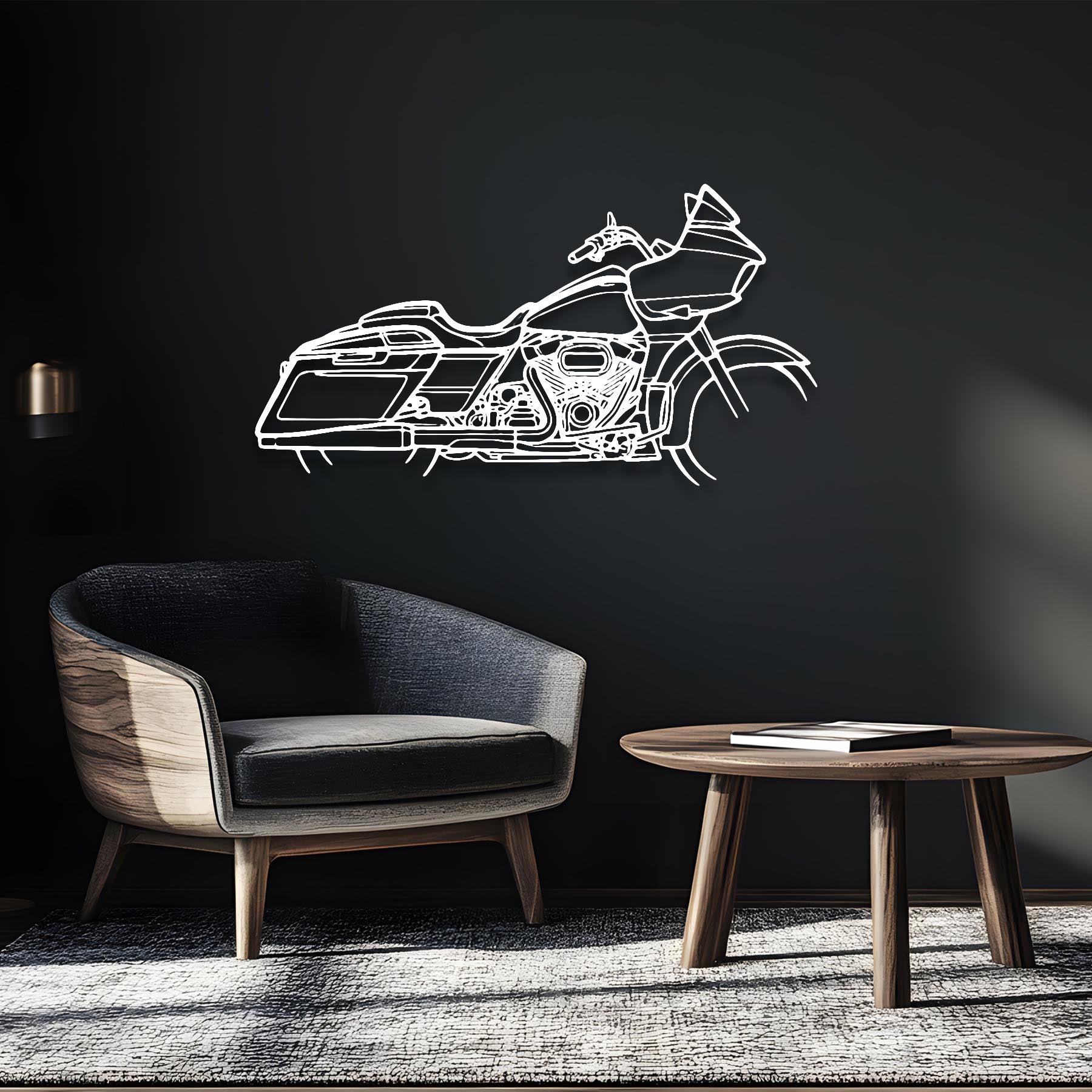 Road Glide Special 2021 Silhouette Metal Wall Art