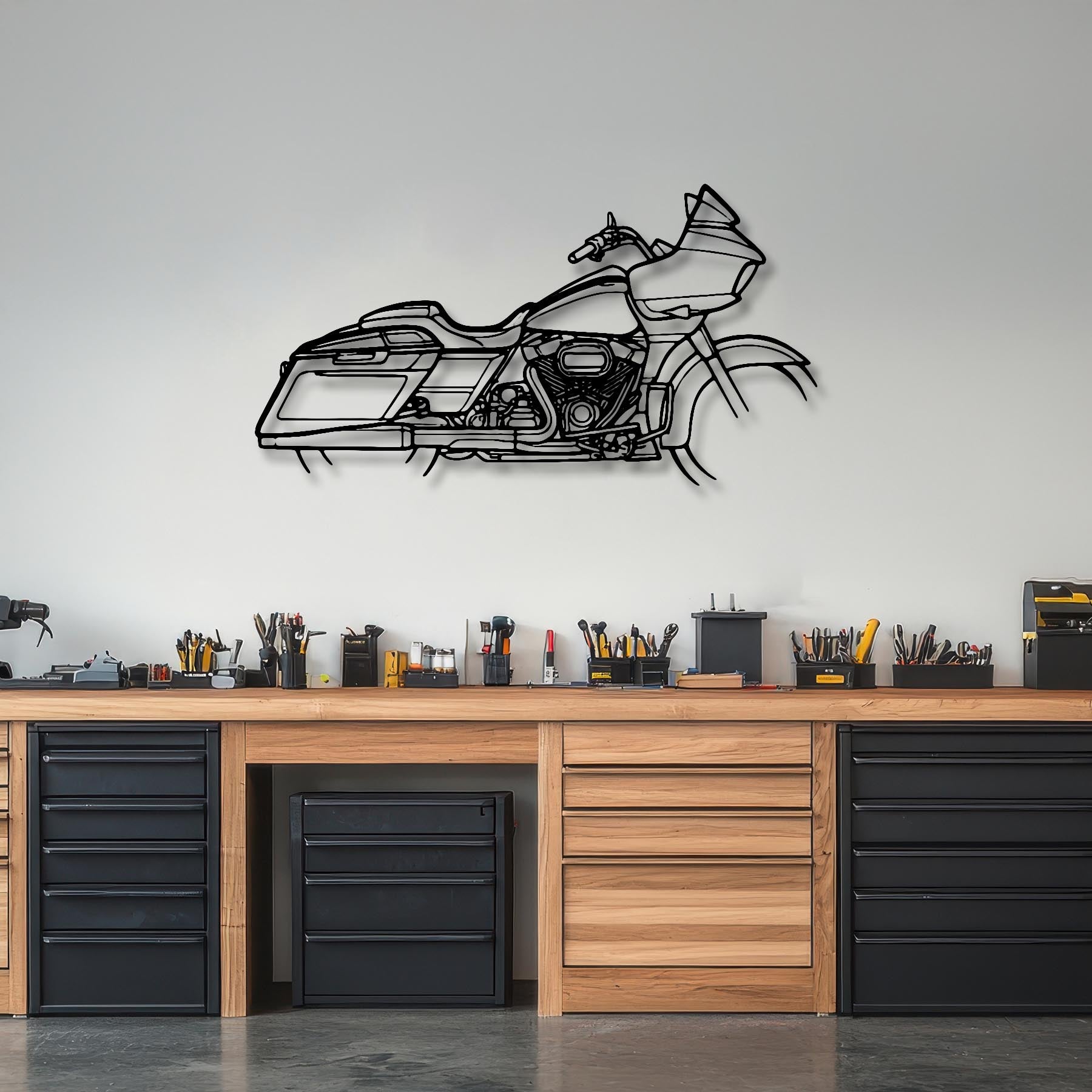 Road Glide Special 2021 Silhouette Metal Wall Art