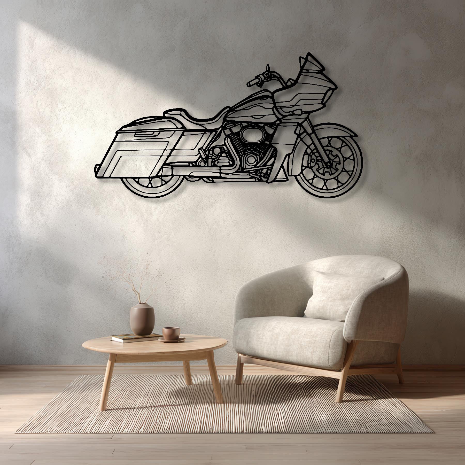 Road Glide Special 2022 Silhouette Metal Wall Art