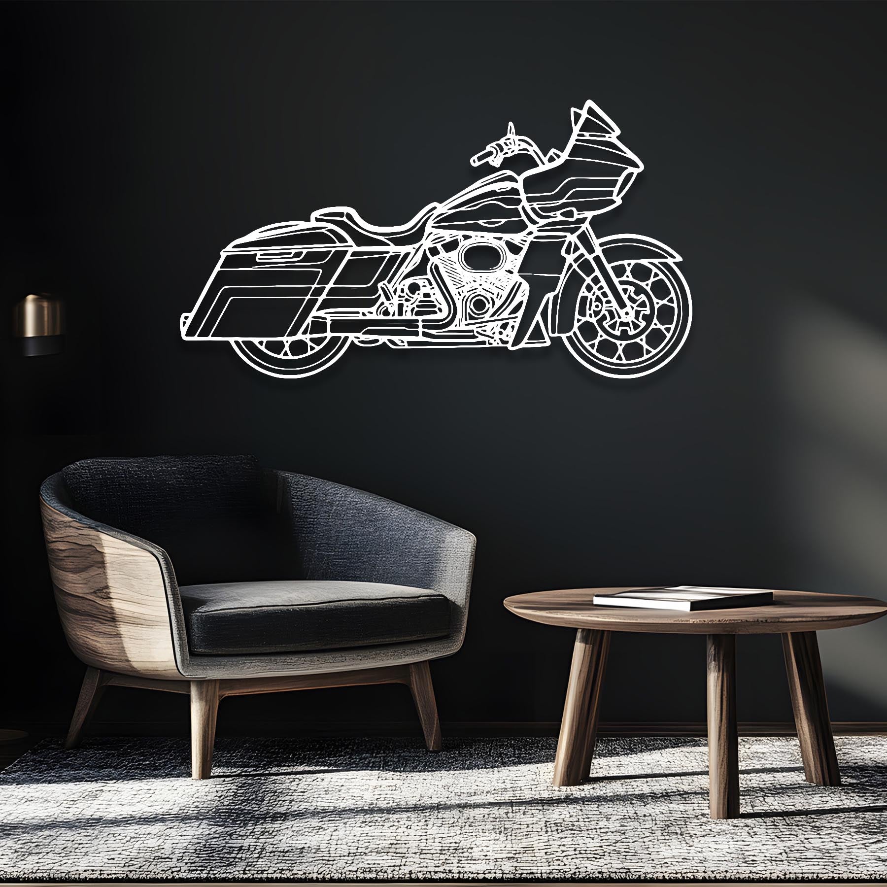 Road Glide Special 2022 Silhouette Metal Wall Art