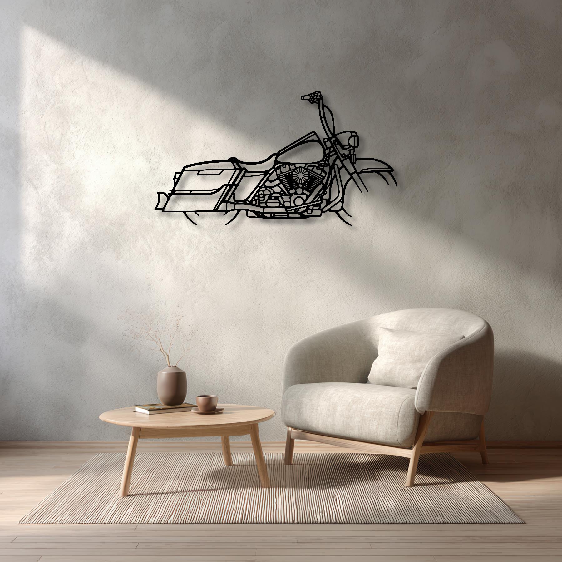 Road King 2014 Silhouette Metal Wall Art