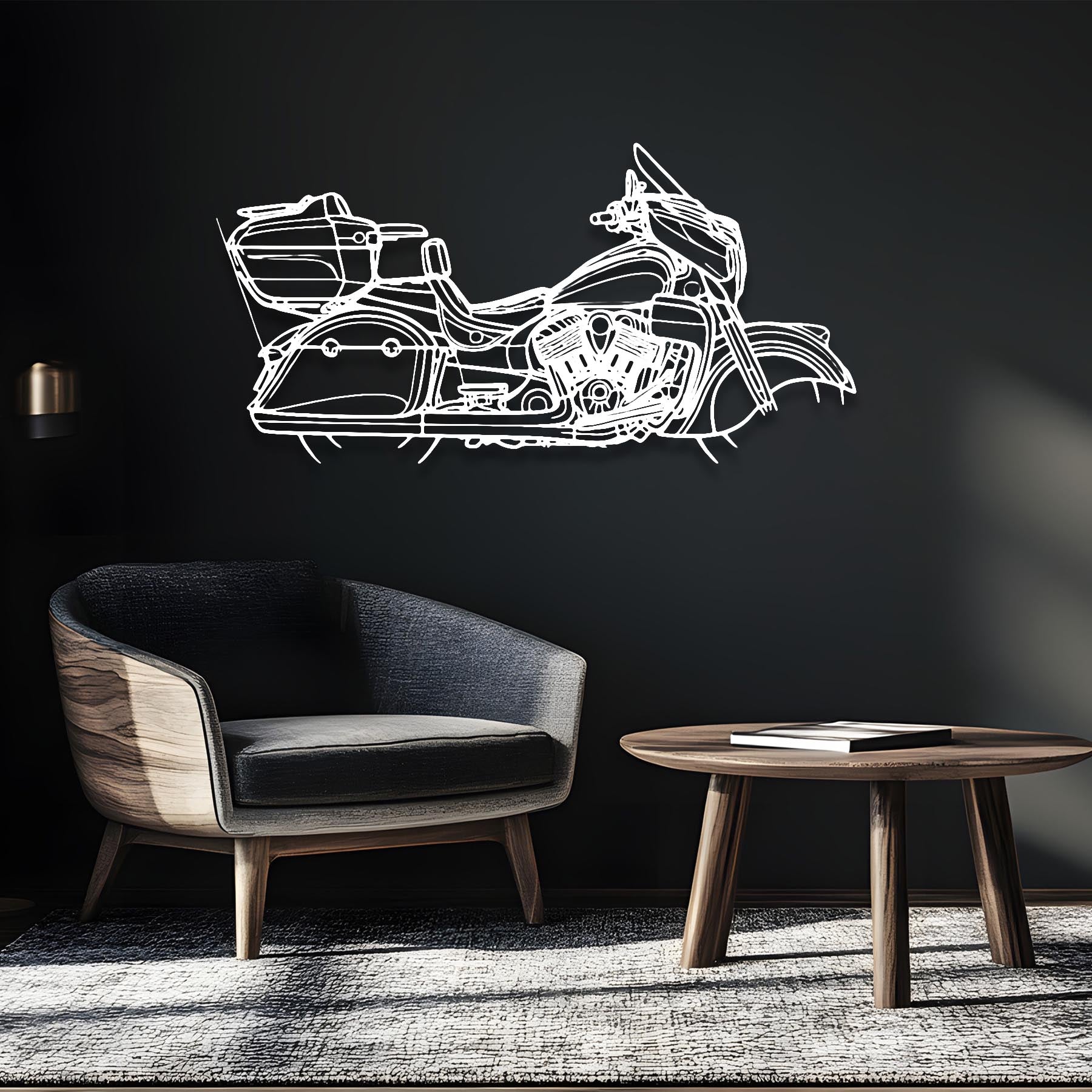 Roadmaster 2021 Silhouette Metal Wall Art