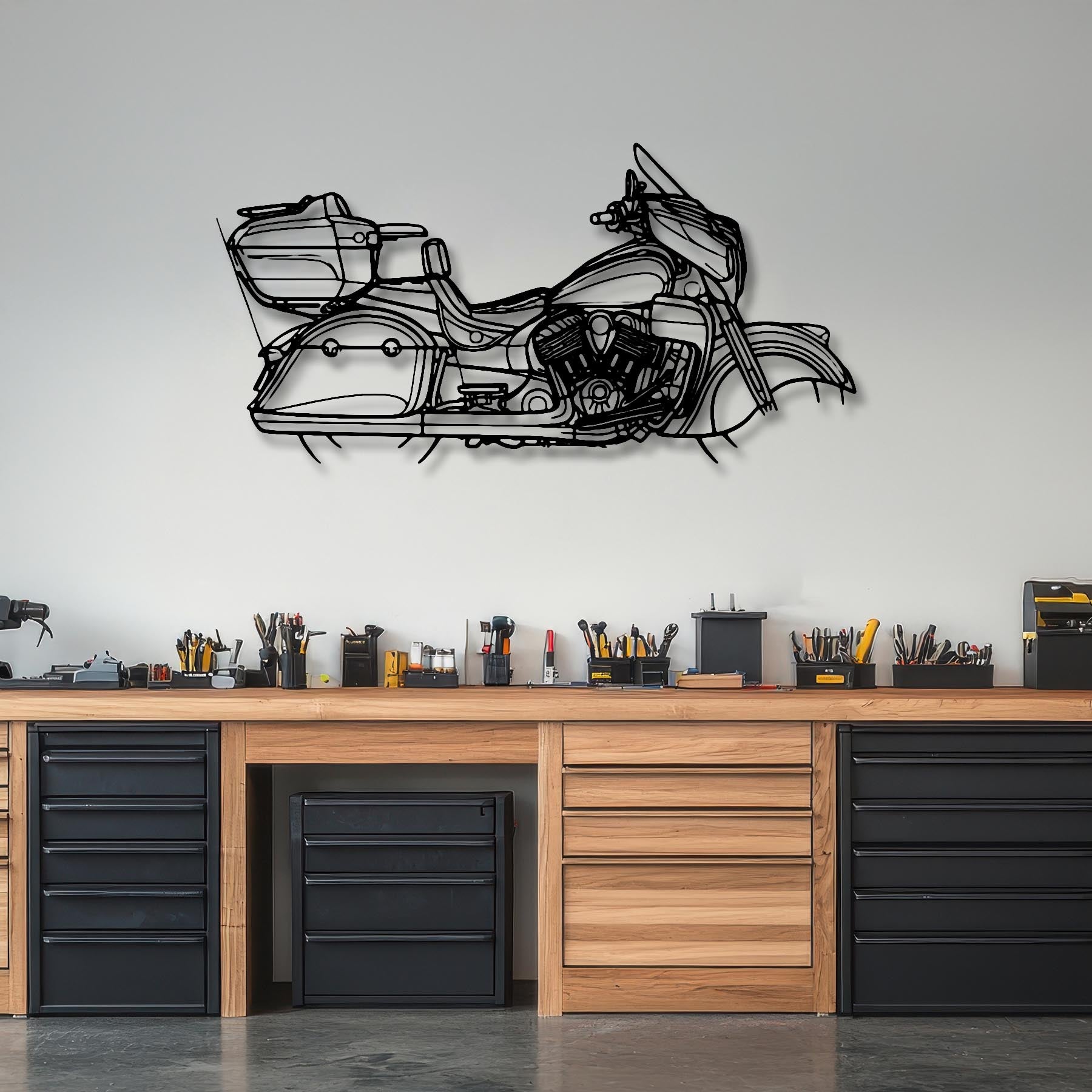 Roadmaster 2021 Silhouette Metal Wall Art