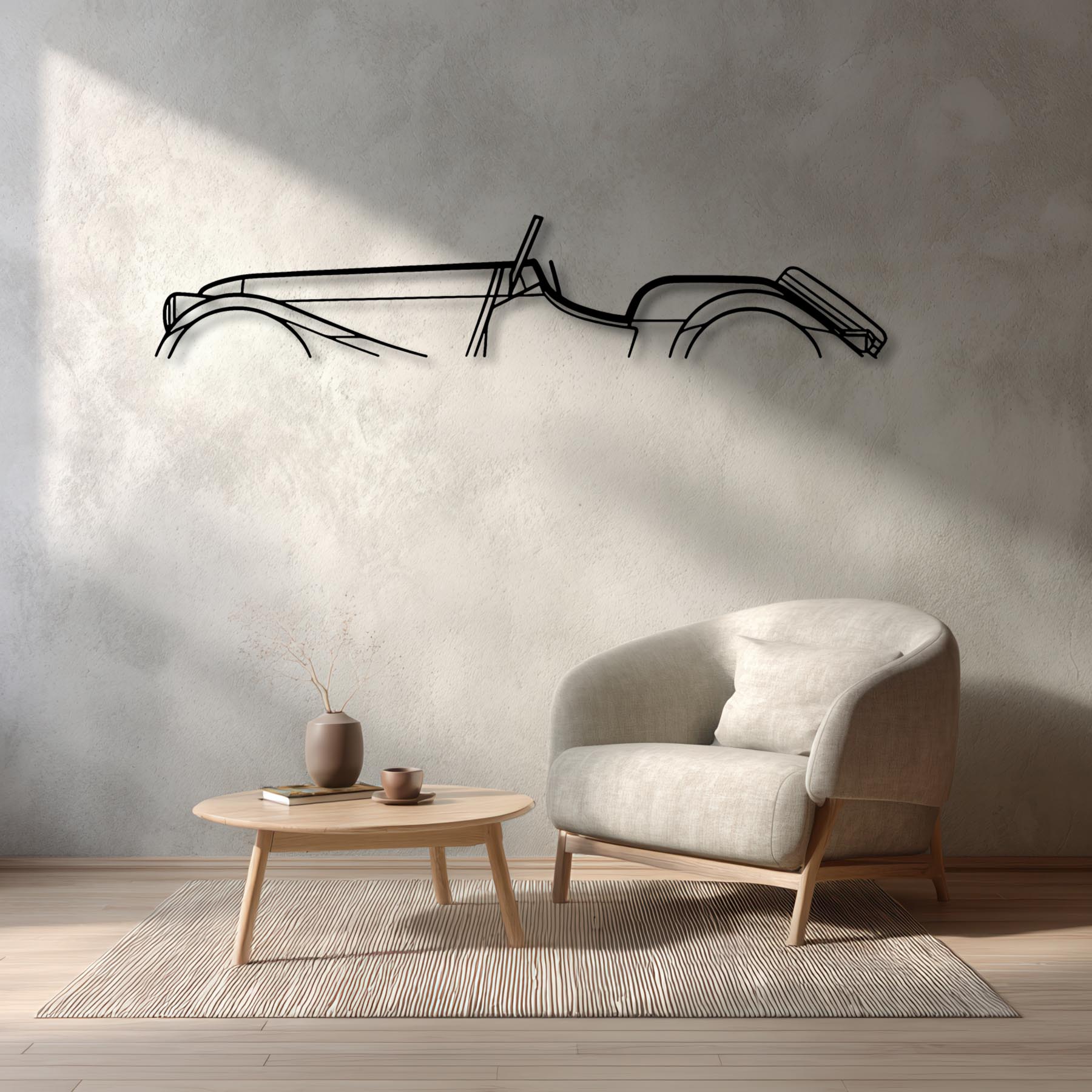 Roadster 3.7 2016 Classic Silhouette Metal Wall Art