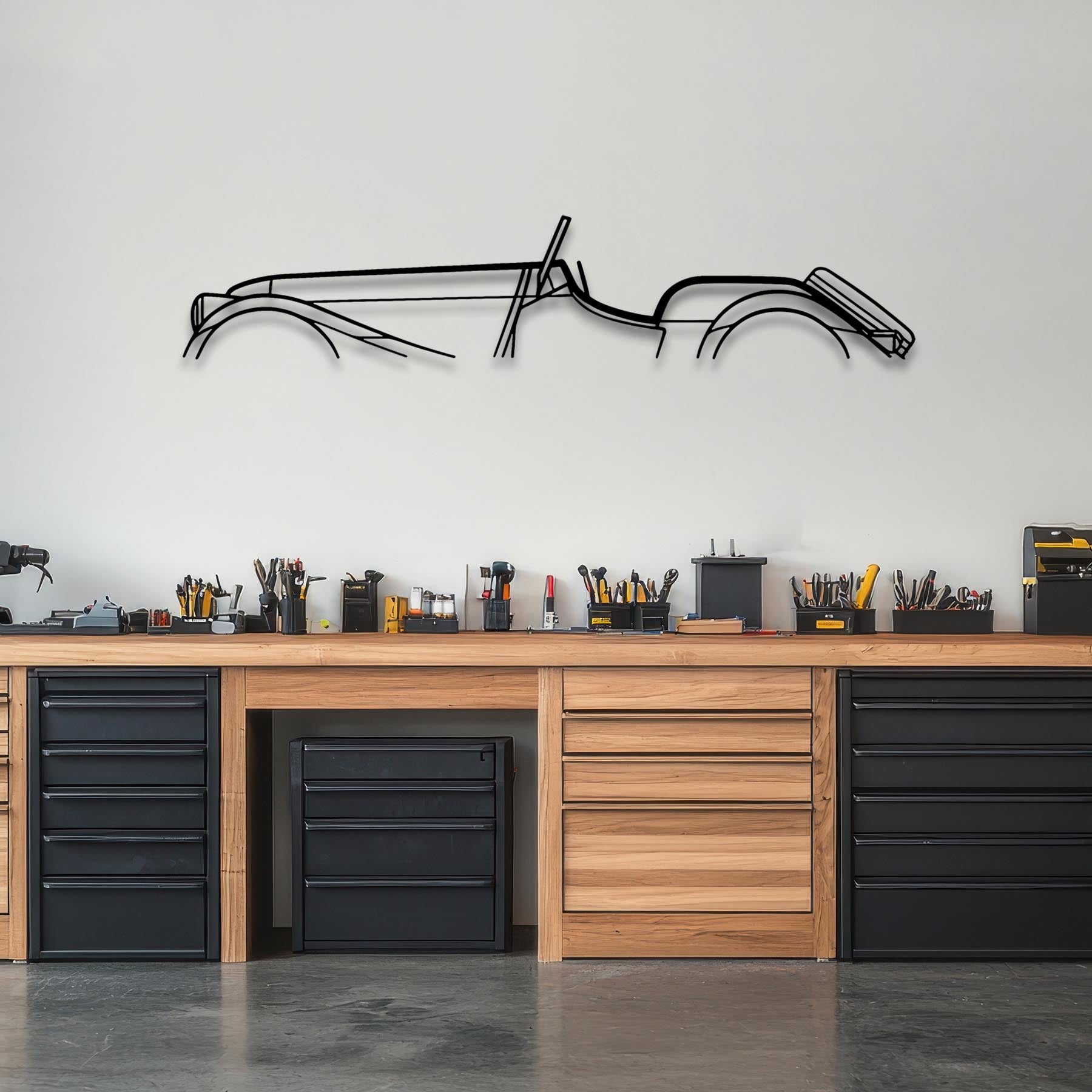 Roadster 3.7 2016 Classic Silhouette Metal Wall Art