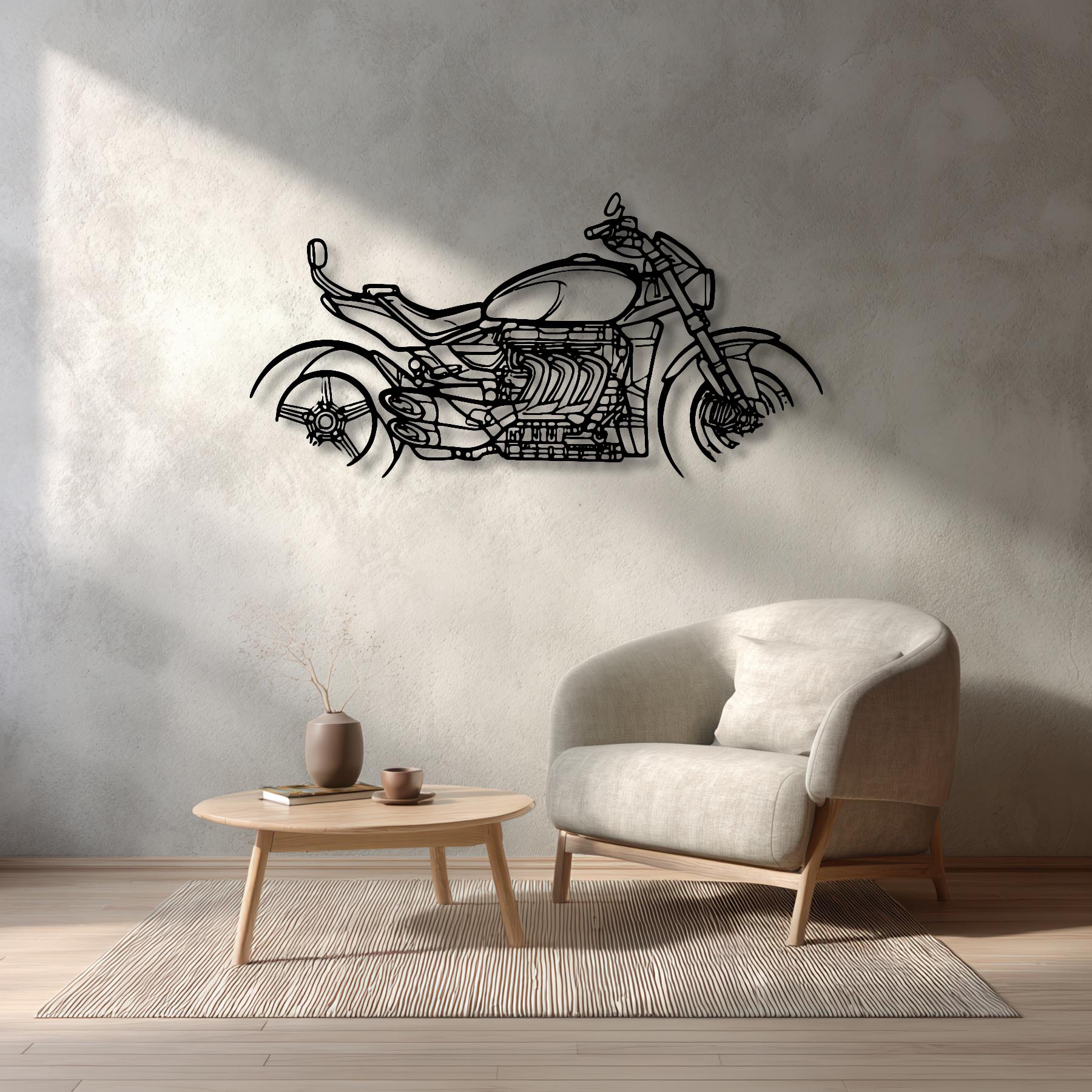 Rocket 3 GT 2019 Silhouette Metal Wall Art