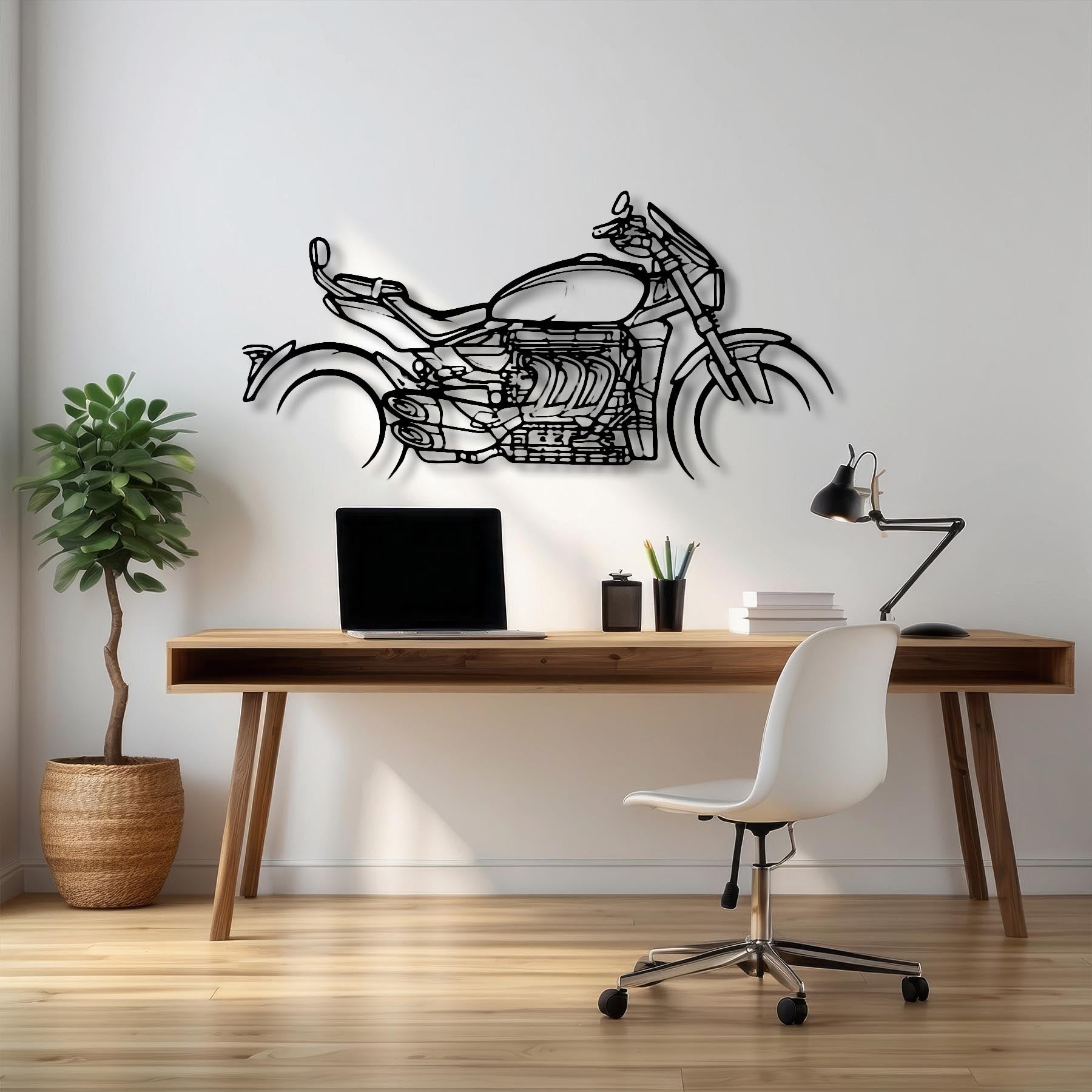 Rocket 3 GT 2021 Silhouette Metal Wall Art