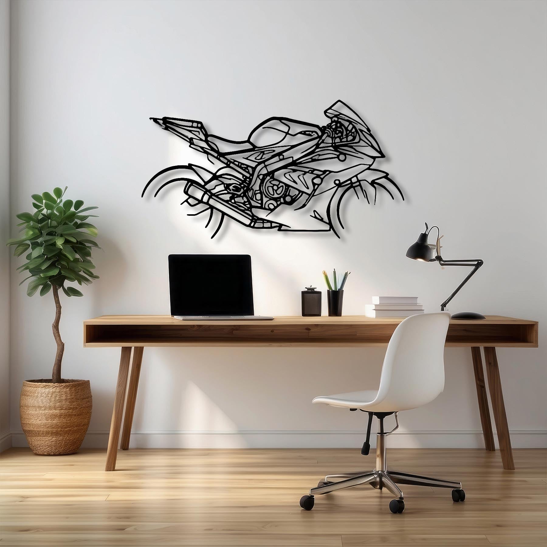 S1000RR 2017 Silhouette Metal Wall Art