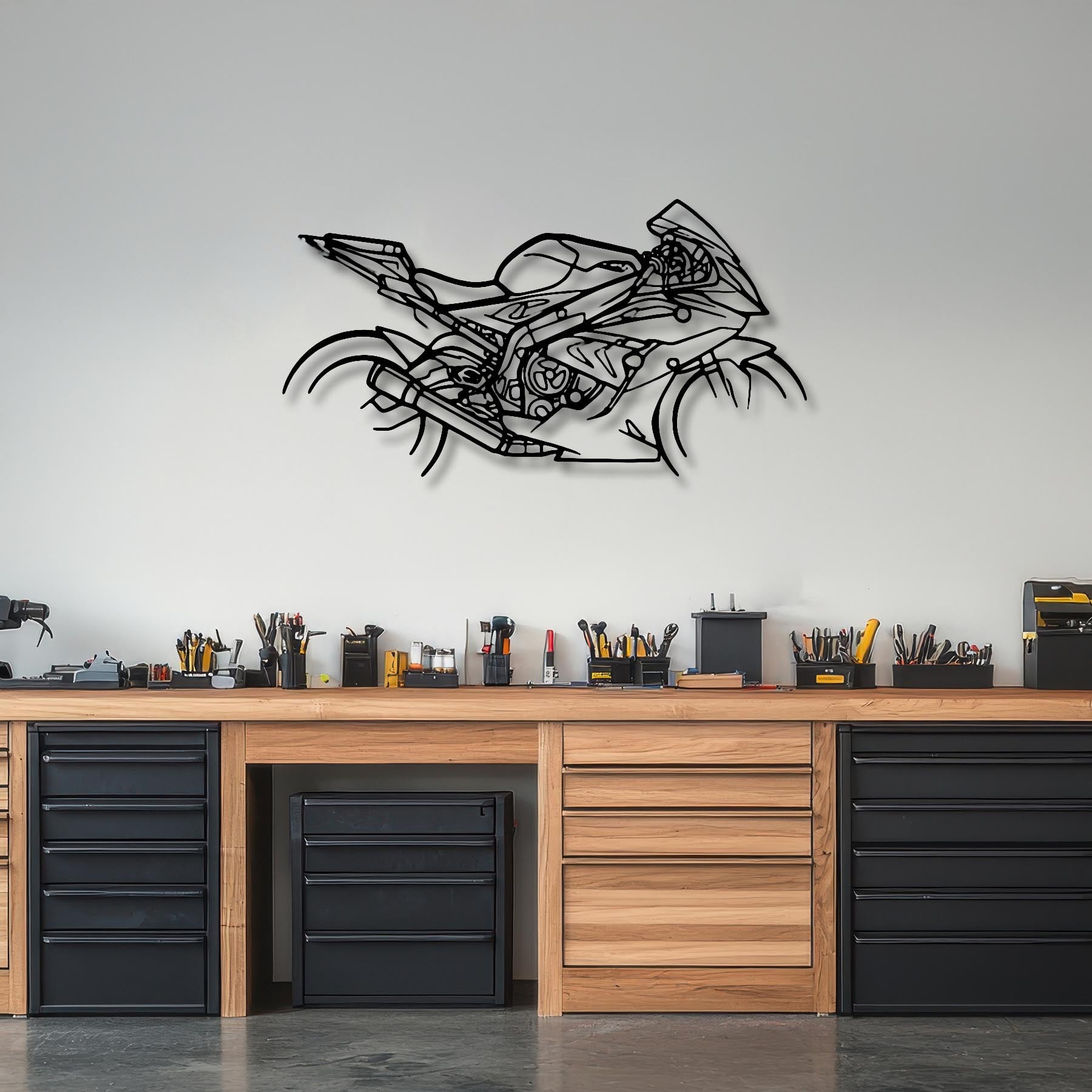 S1000RR 2017 Silhouette Metal Wall Art