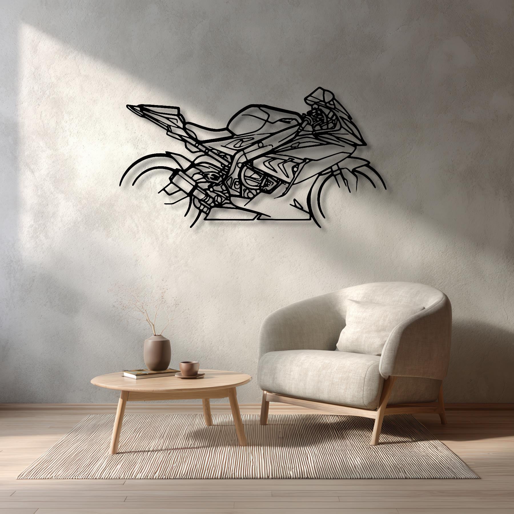 S1000RR 2018 Silhouette Metal Wall Art