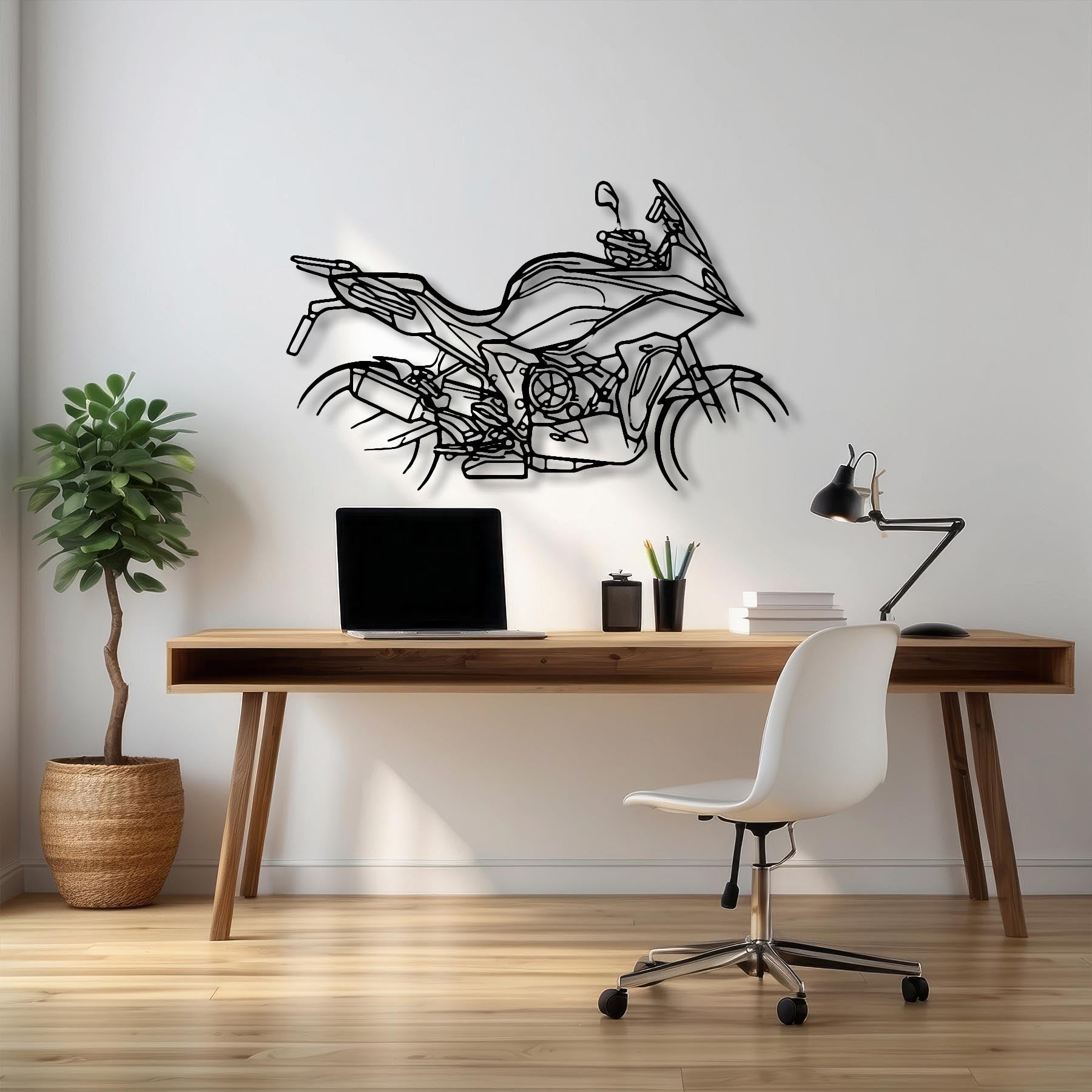 S1000XR Silhouette Metal Wall Art