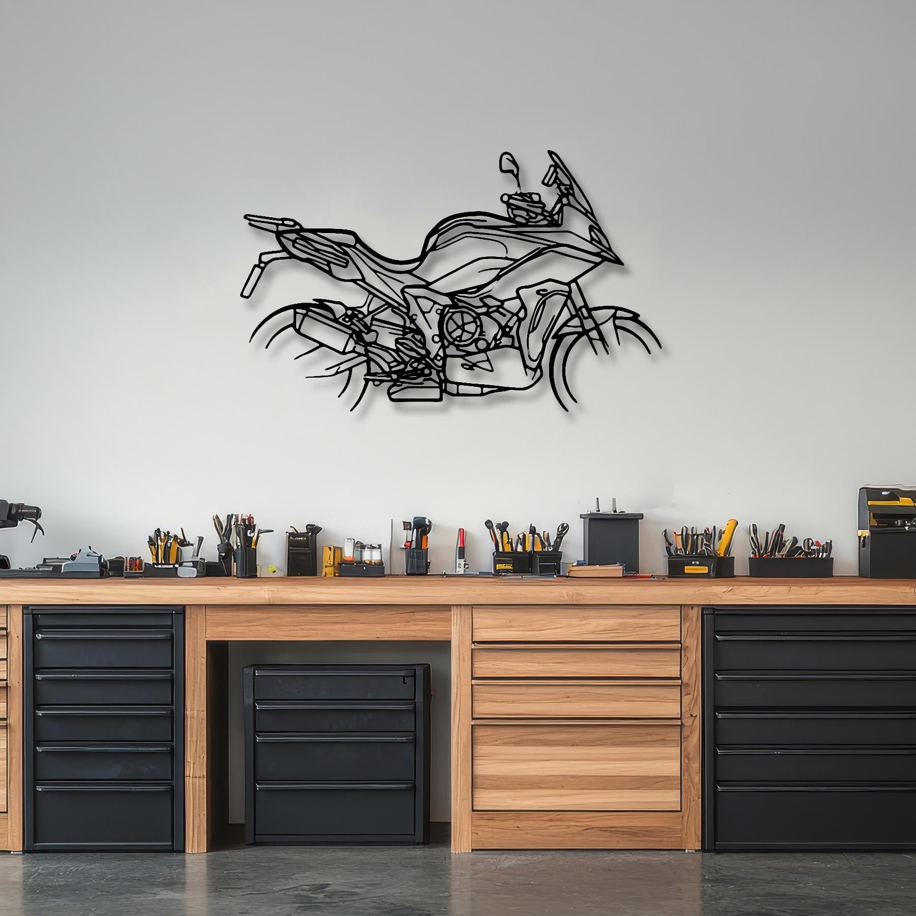 S1000XR Silhouette Metal Wall Art