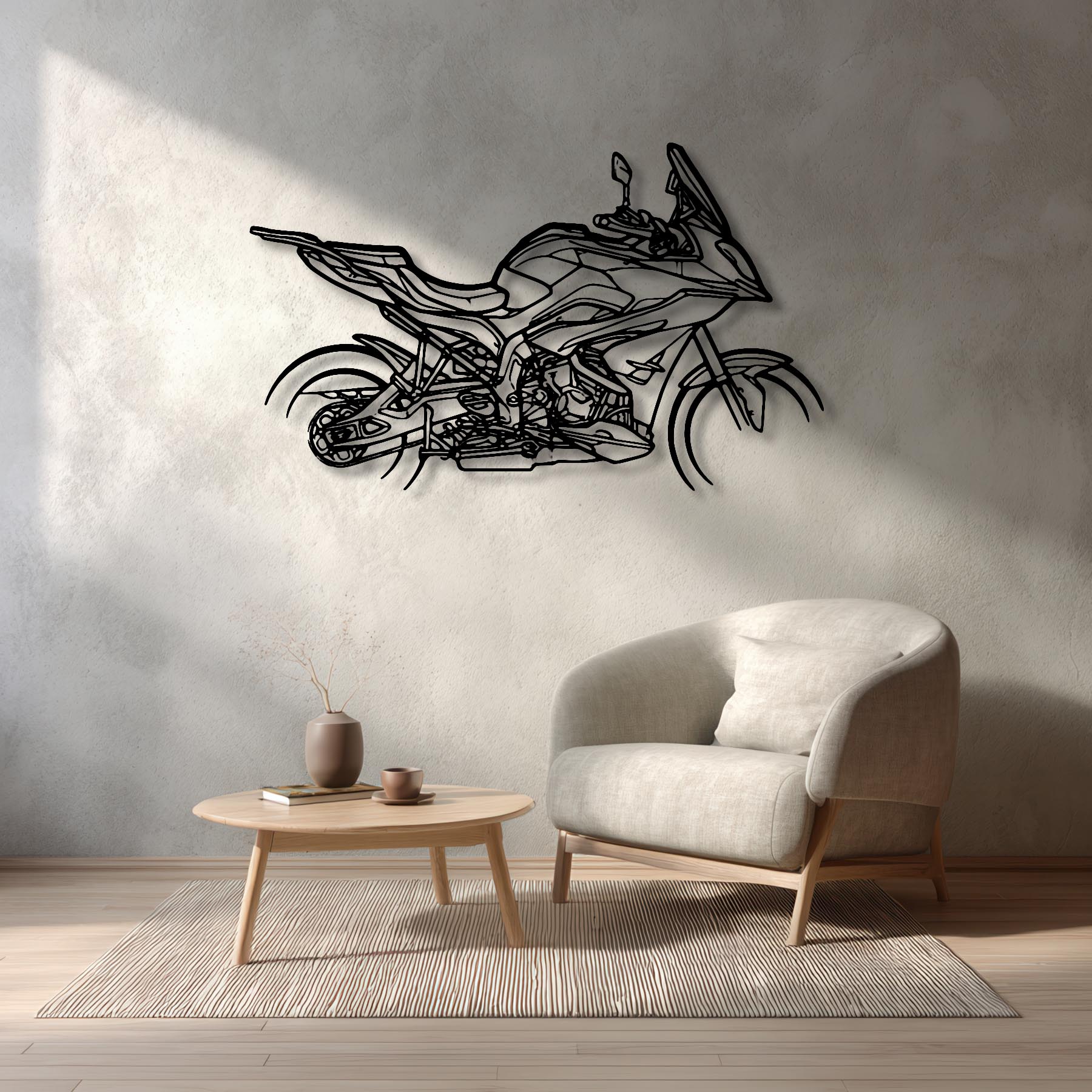S1000 XR 2019 Silhouette Metal Wall Art