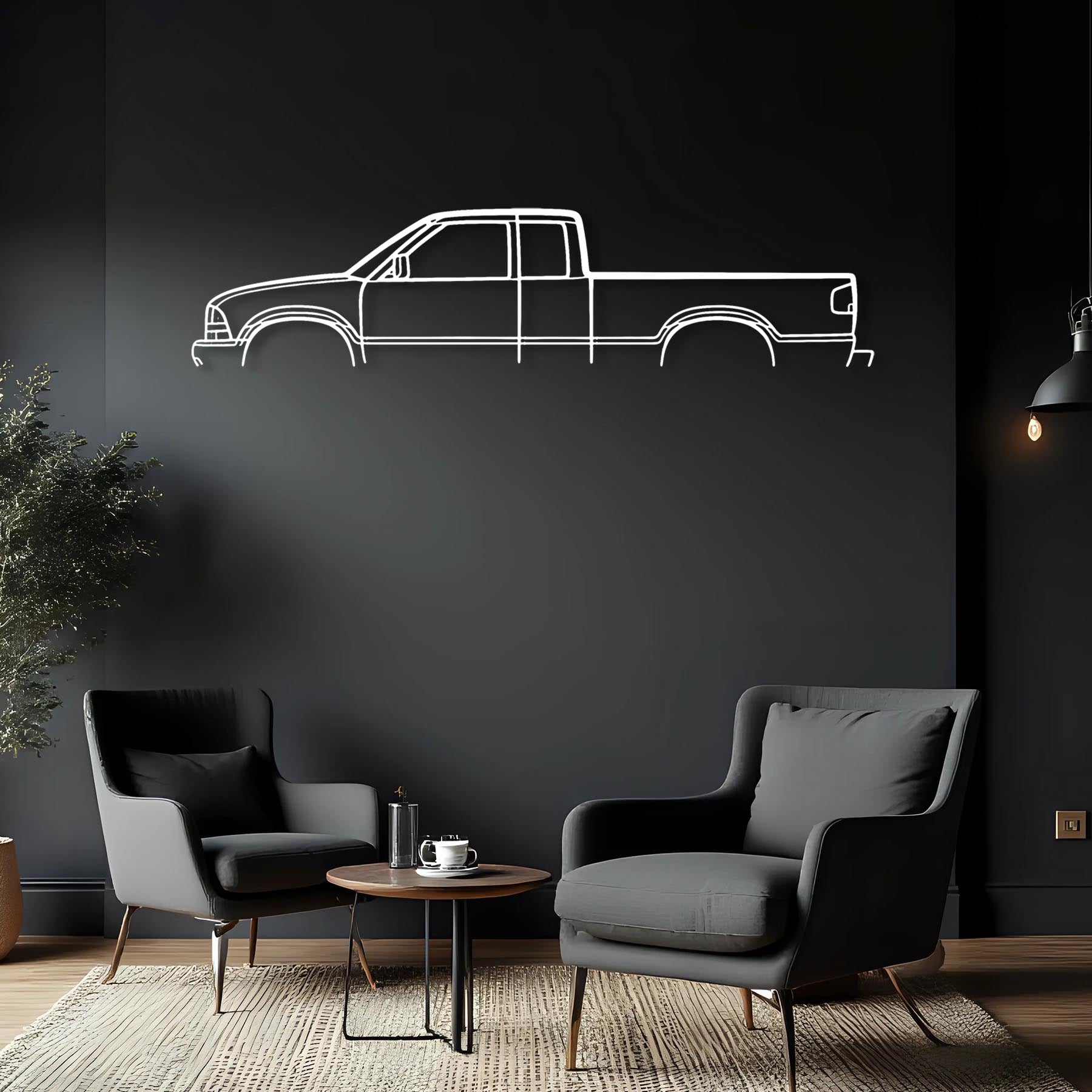 S10 2001 Classic Silhouette Metal Wall Art