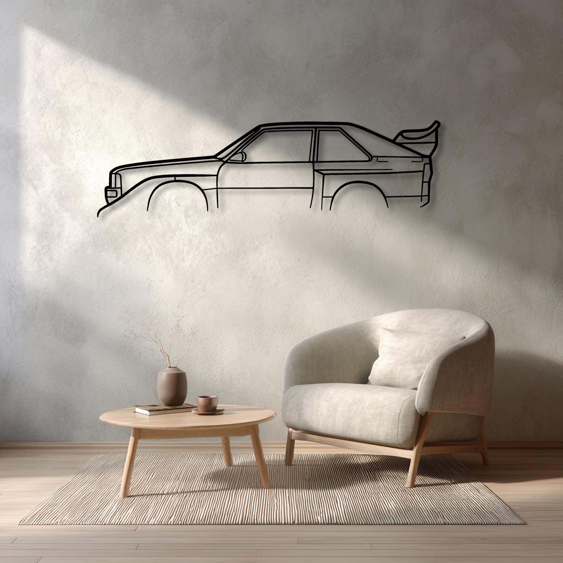 S1 Classic Silhouette Metal Wall Art