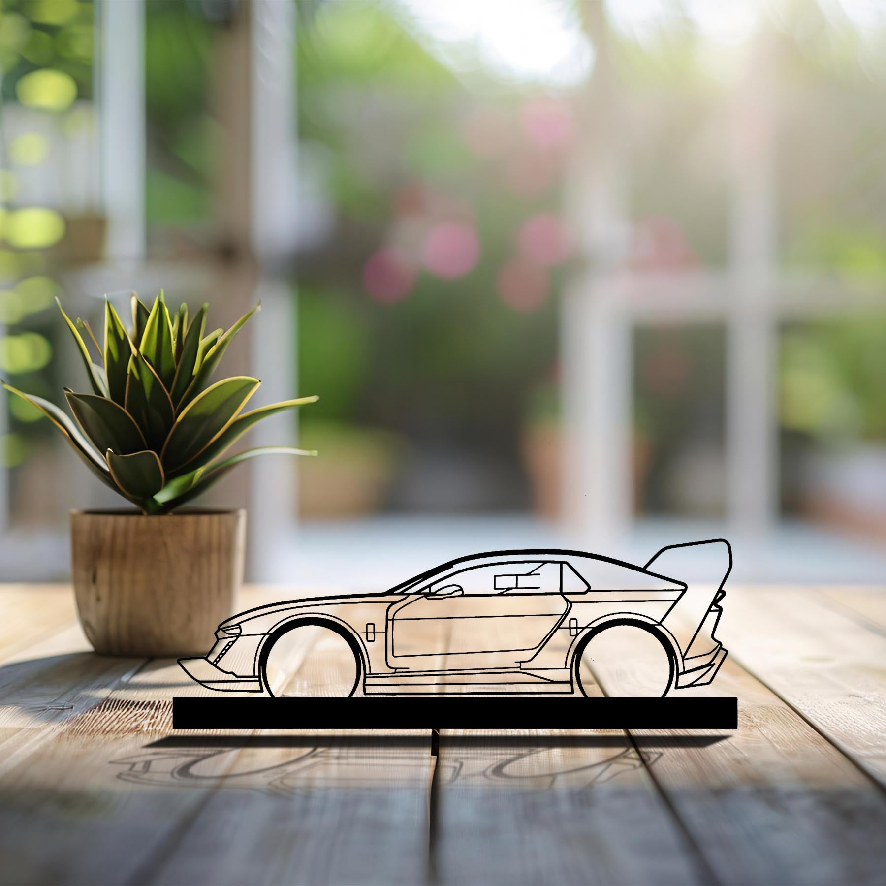 S1 TRON Silhouette Metal Art Stand