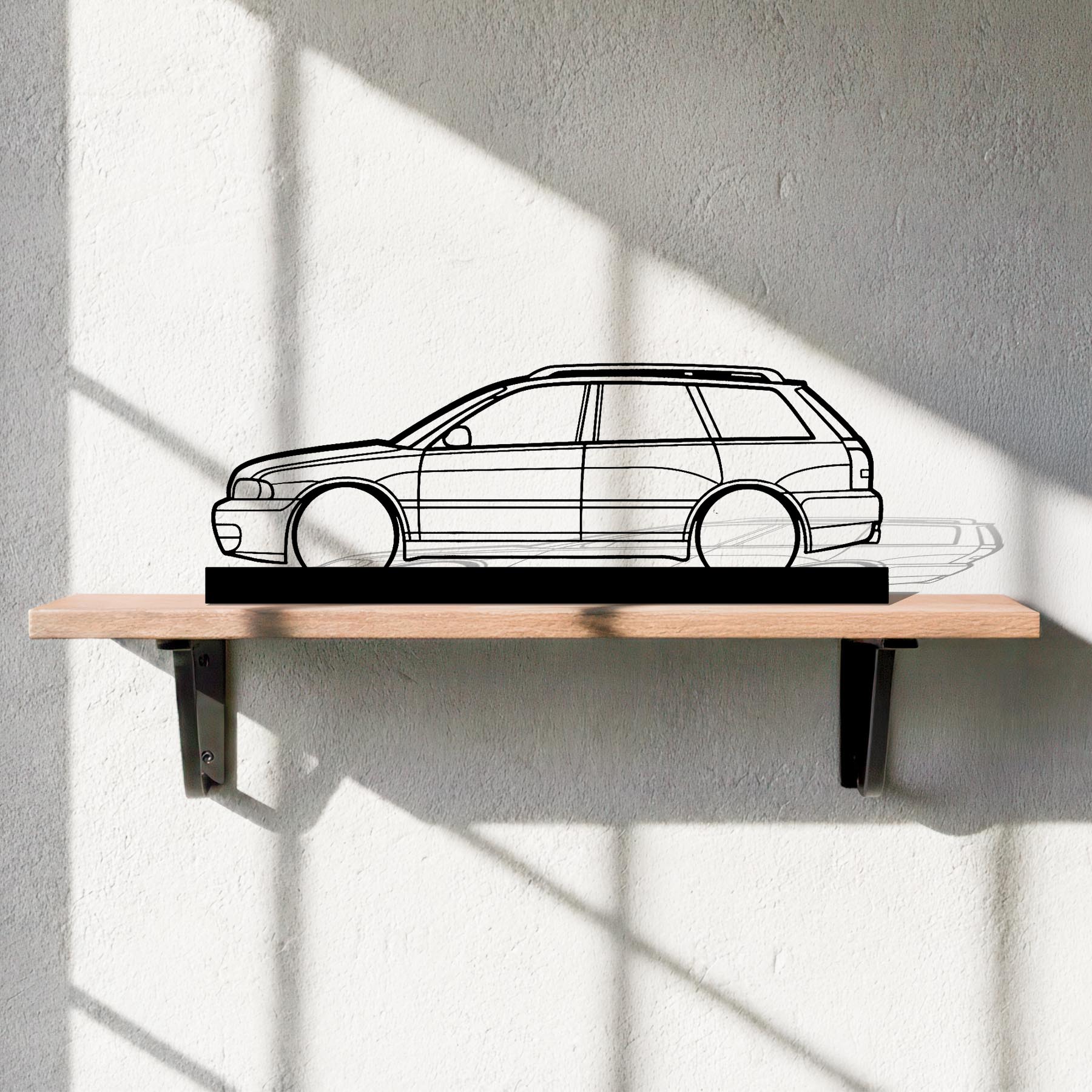 S4 Avant B5 Silhouette Metal Art Stand