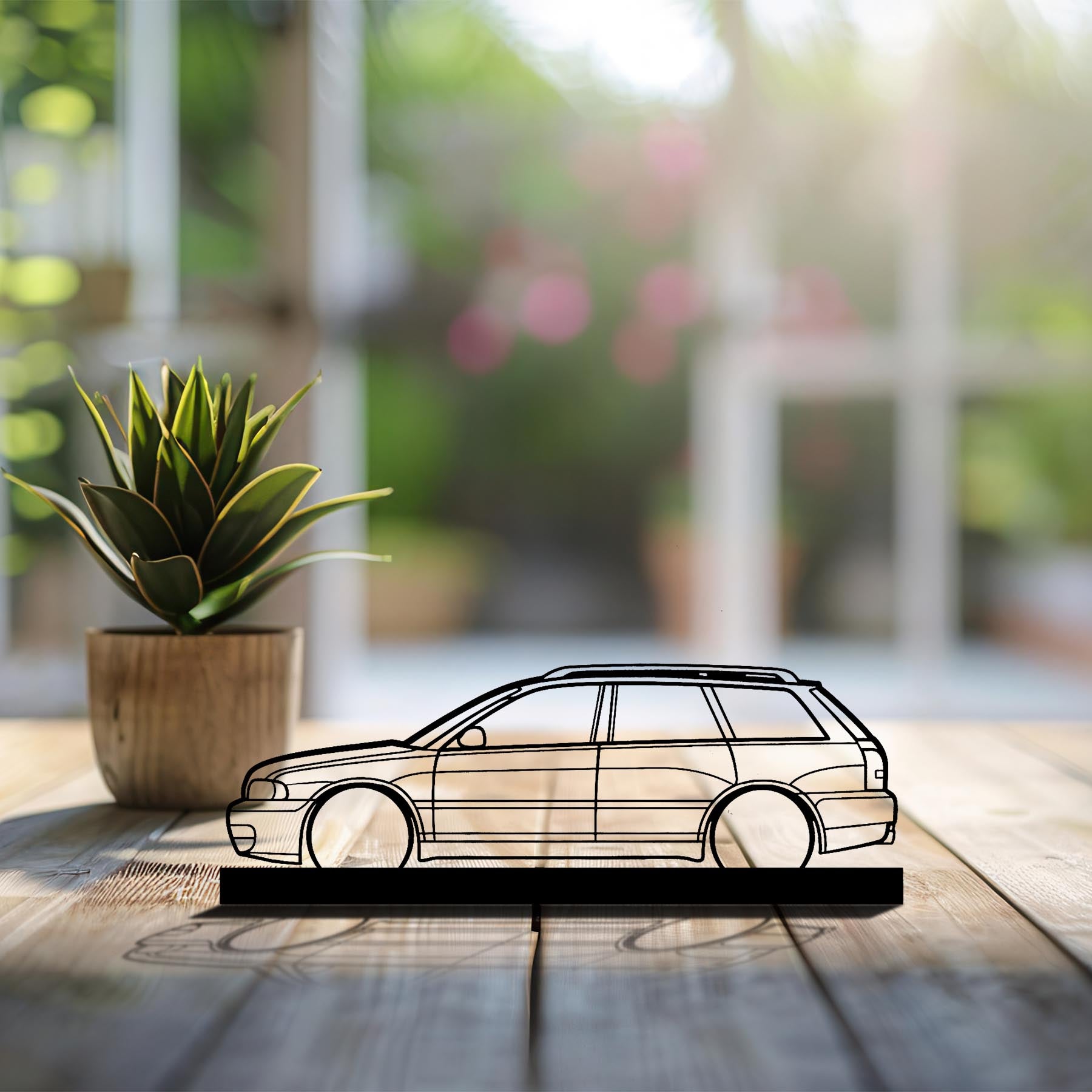 S4 Avant B5 Silhouette Metal Art Stand