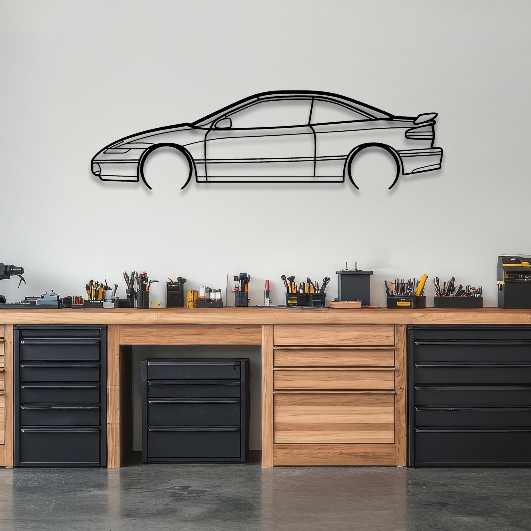 SC2 1995 Detailed Silhouette Metal Wall Art