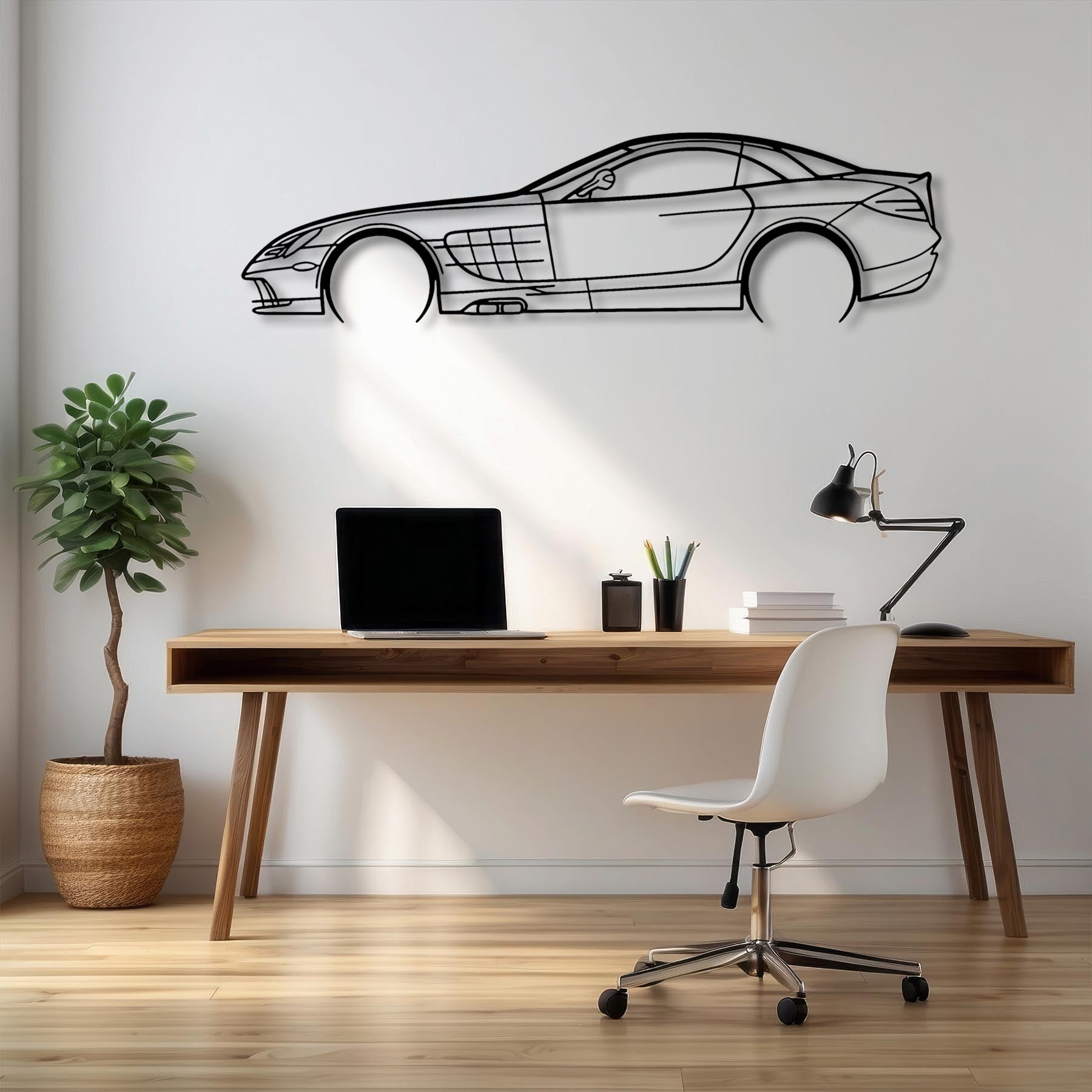 SLR 2008 Detailed Silhouette Metal Wall Art