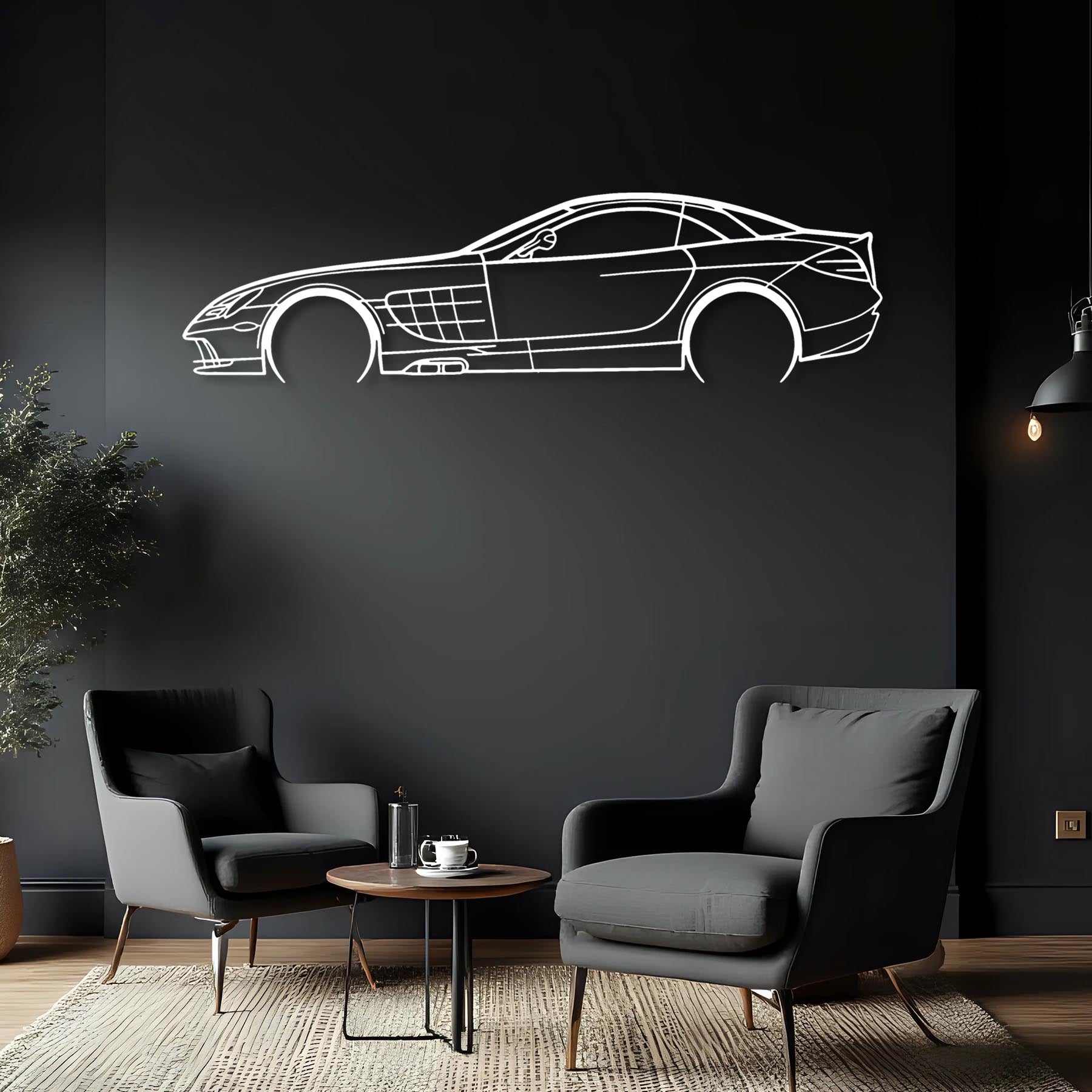 SLR 2008 Detailed Silhouette Metal Wall Art
